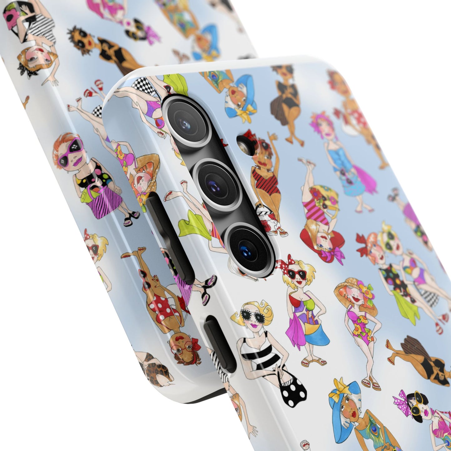 Tossed Beauties Blue Sky Phone Case