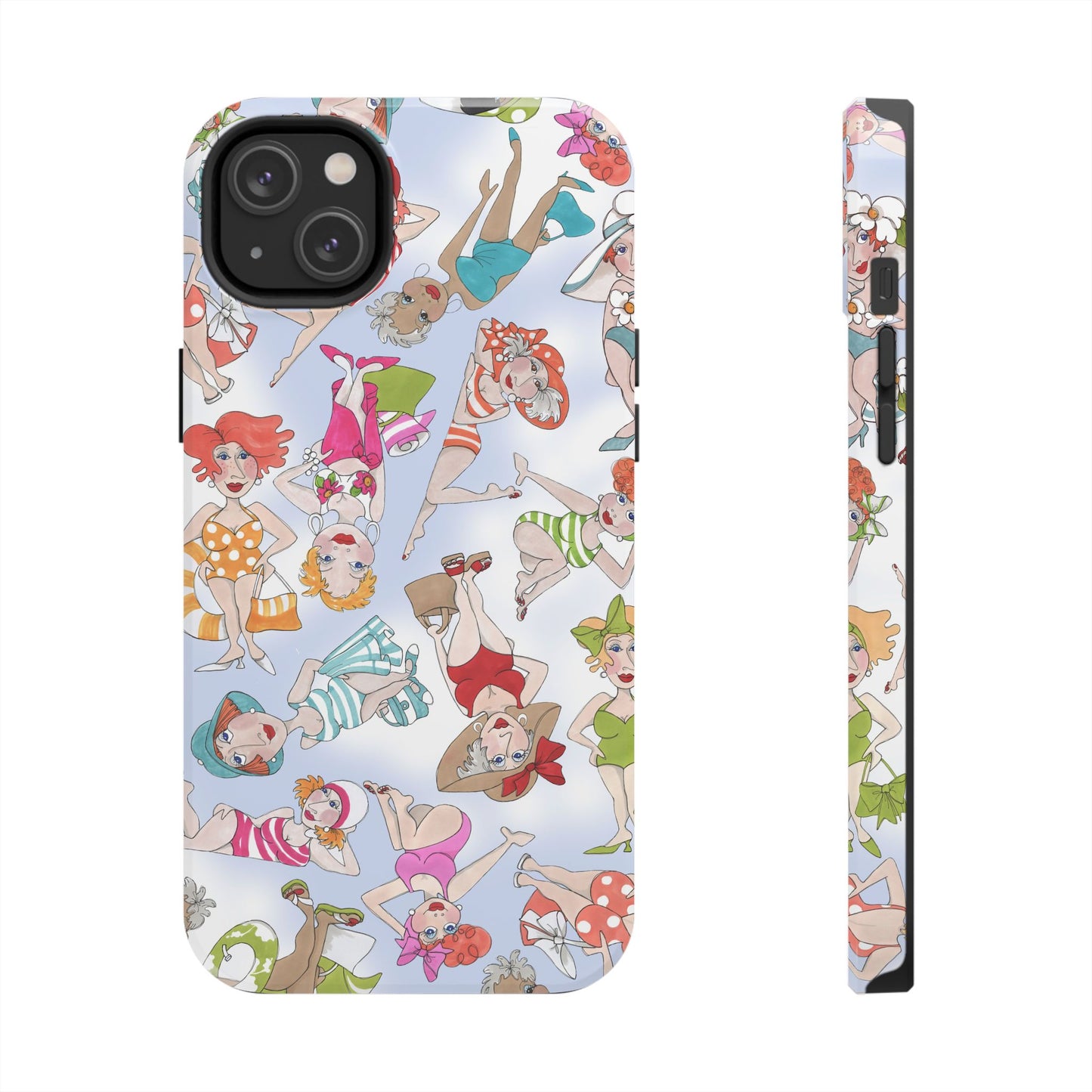 Tossed Fashionistas Phone Case