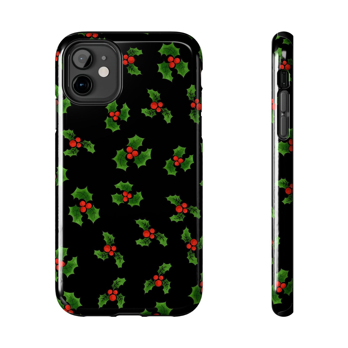 Lotsa Holly Black Phone Case