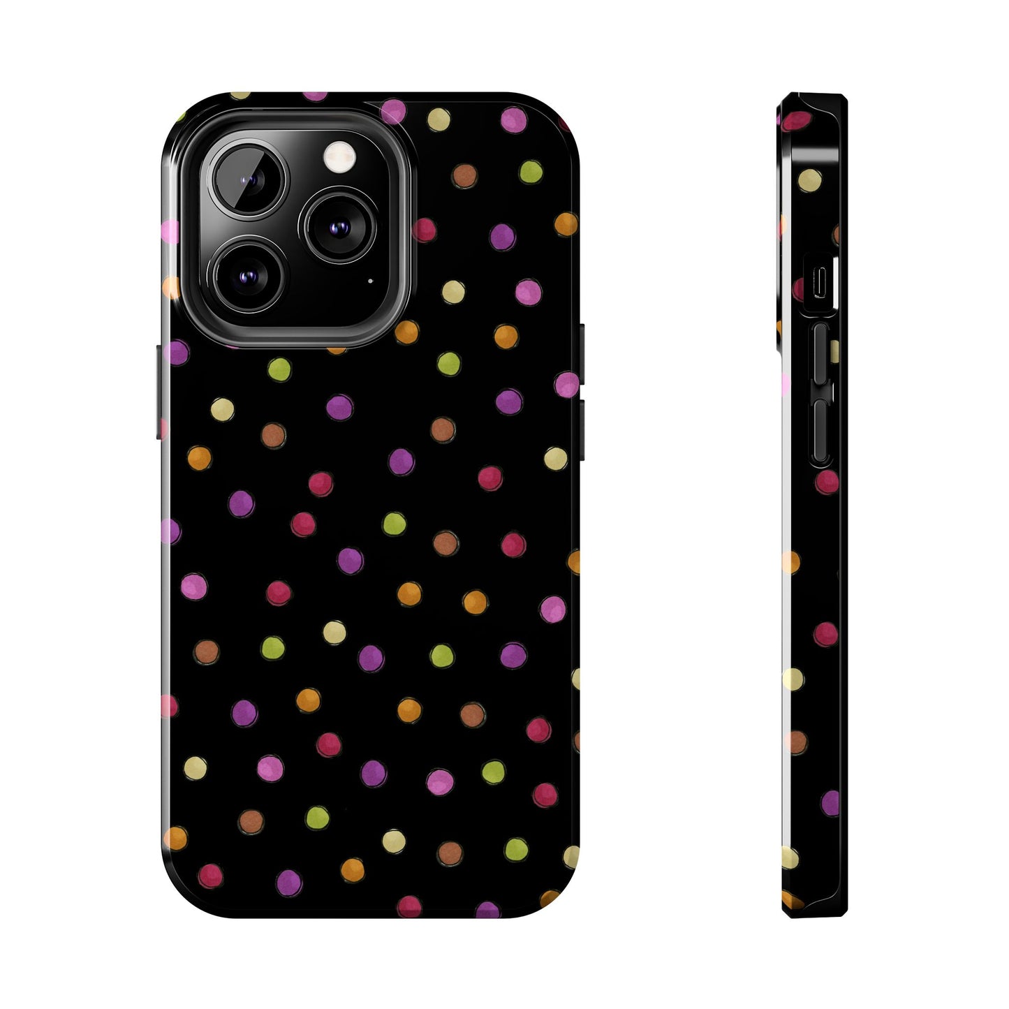 Tea Dot Black Phone Case