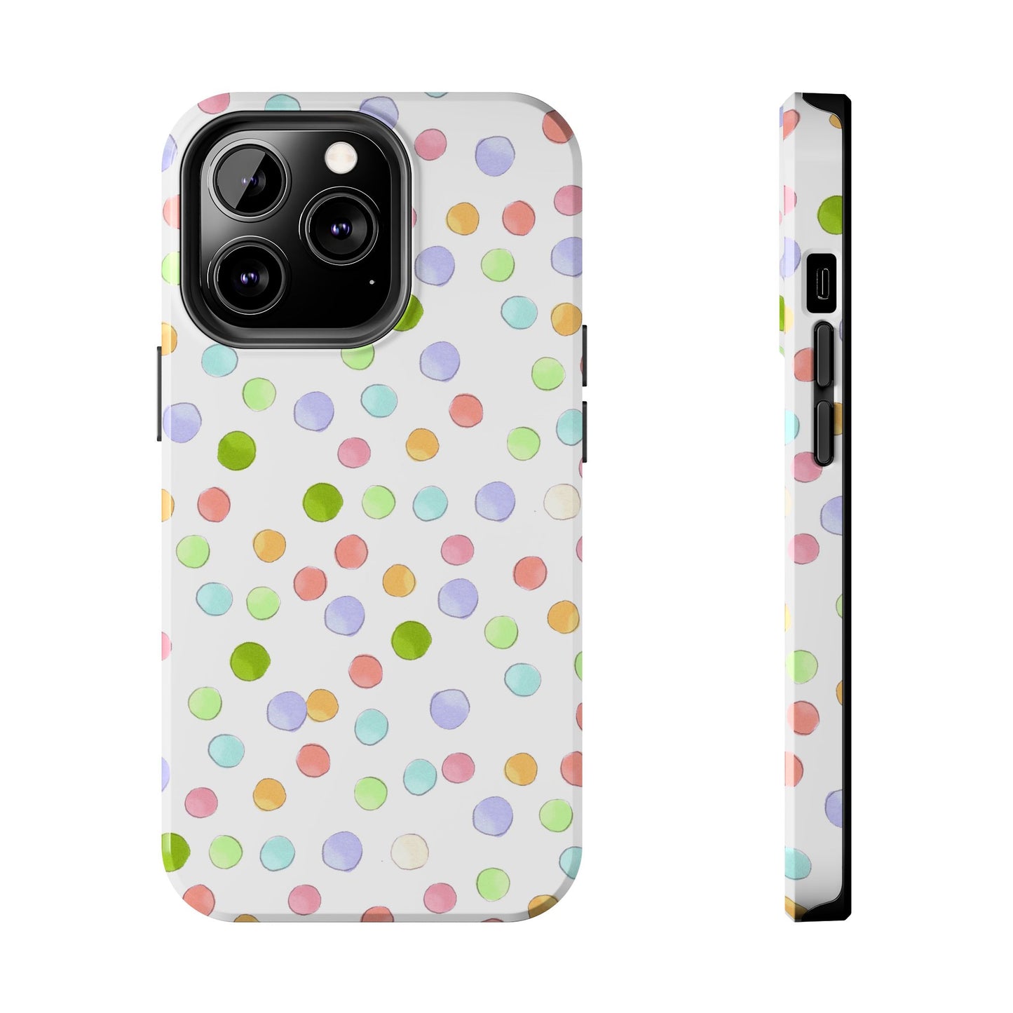 Happy Dots White Phone Case