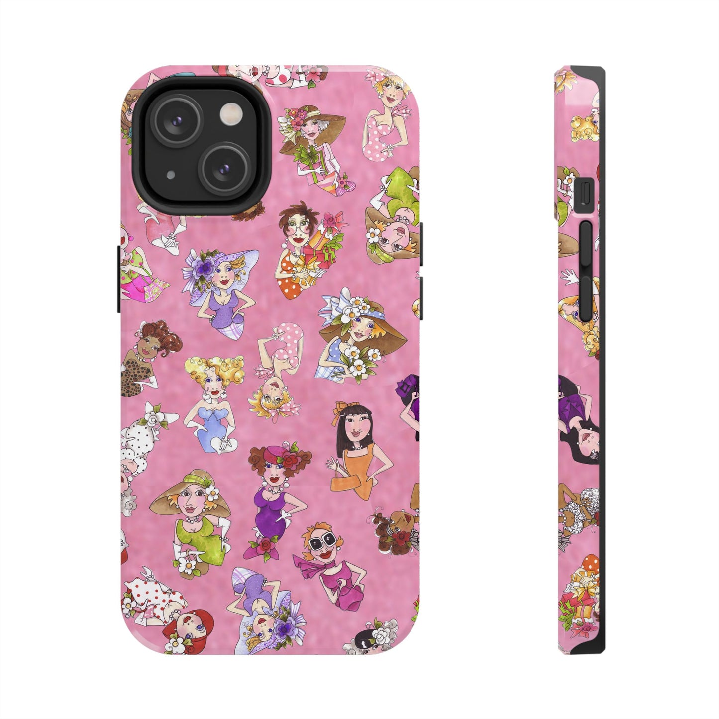 Fast Women Tossed Pink Phone Case