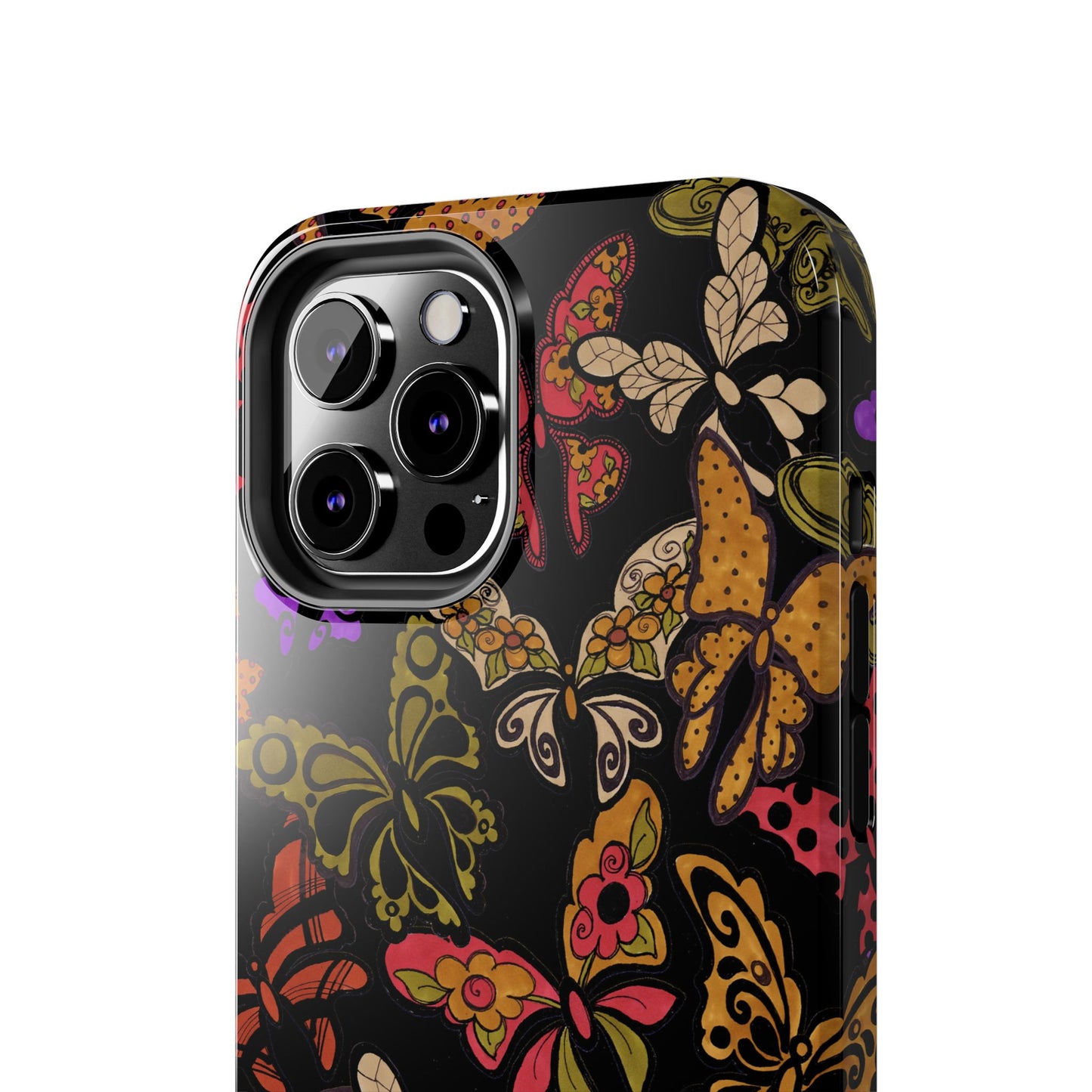 Flighty Black Phone Case