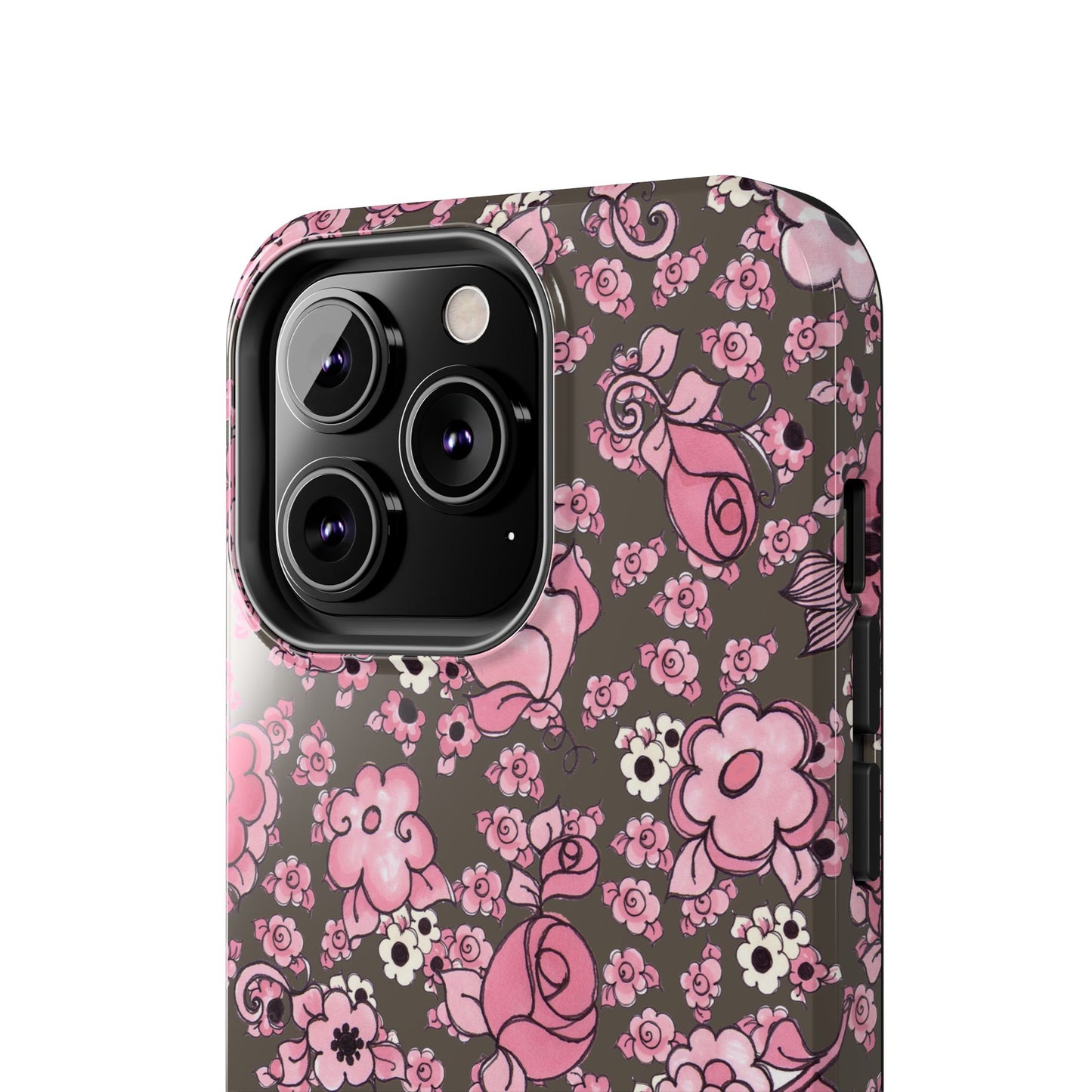 Profuse Posies Mocha Phone Case