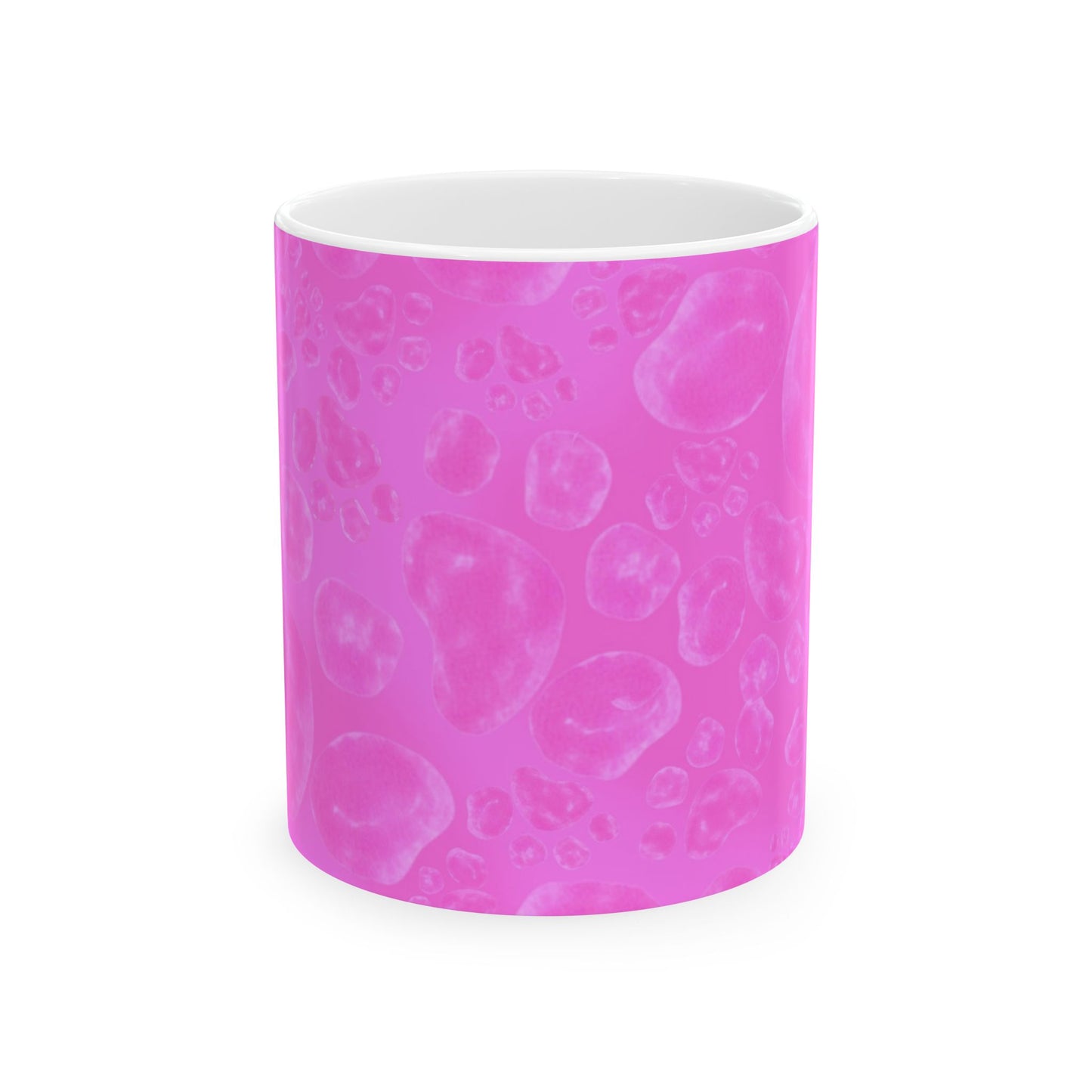 Paw Dots Cerise Cup