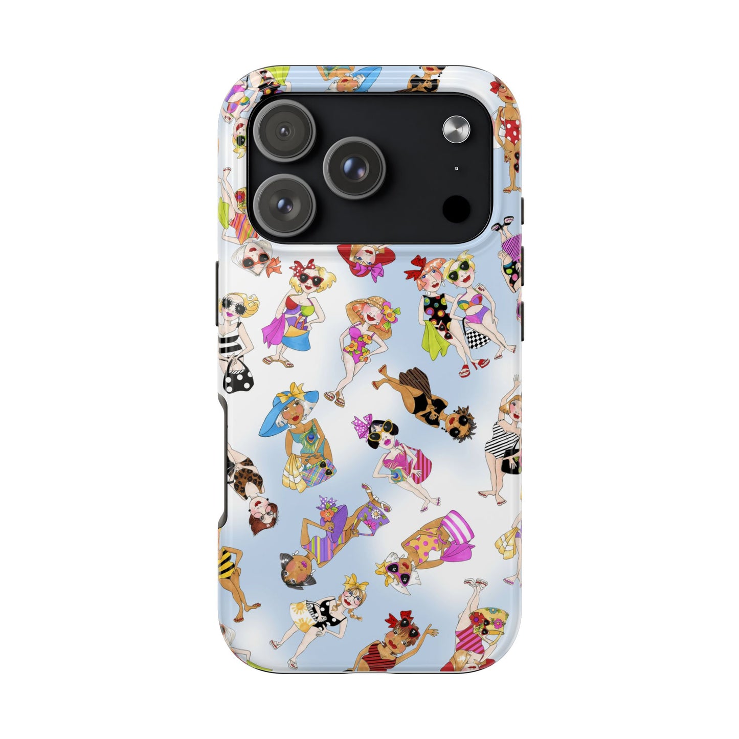 Tossed Beauties Blue Sky Phone Case
