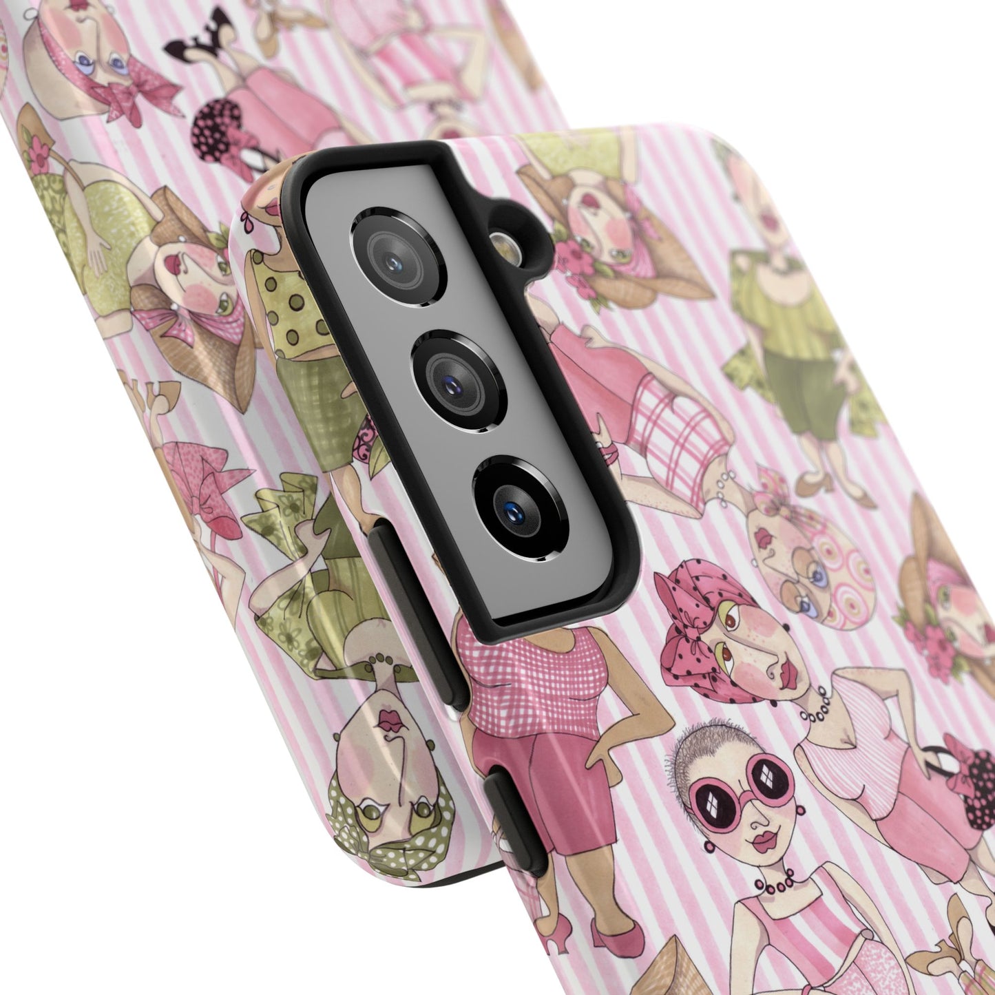 Tossed Ladies Pink Phone Case