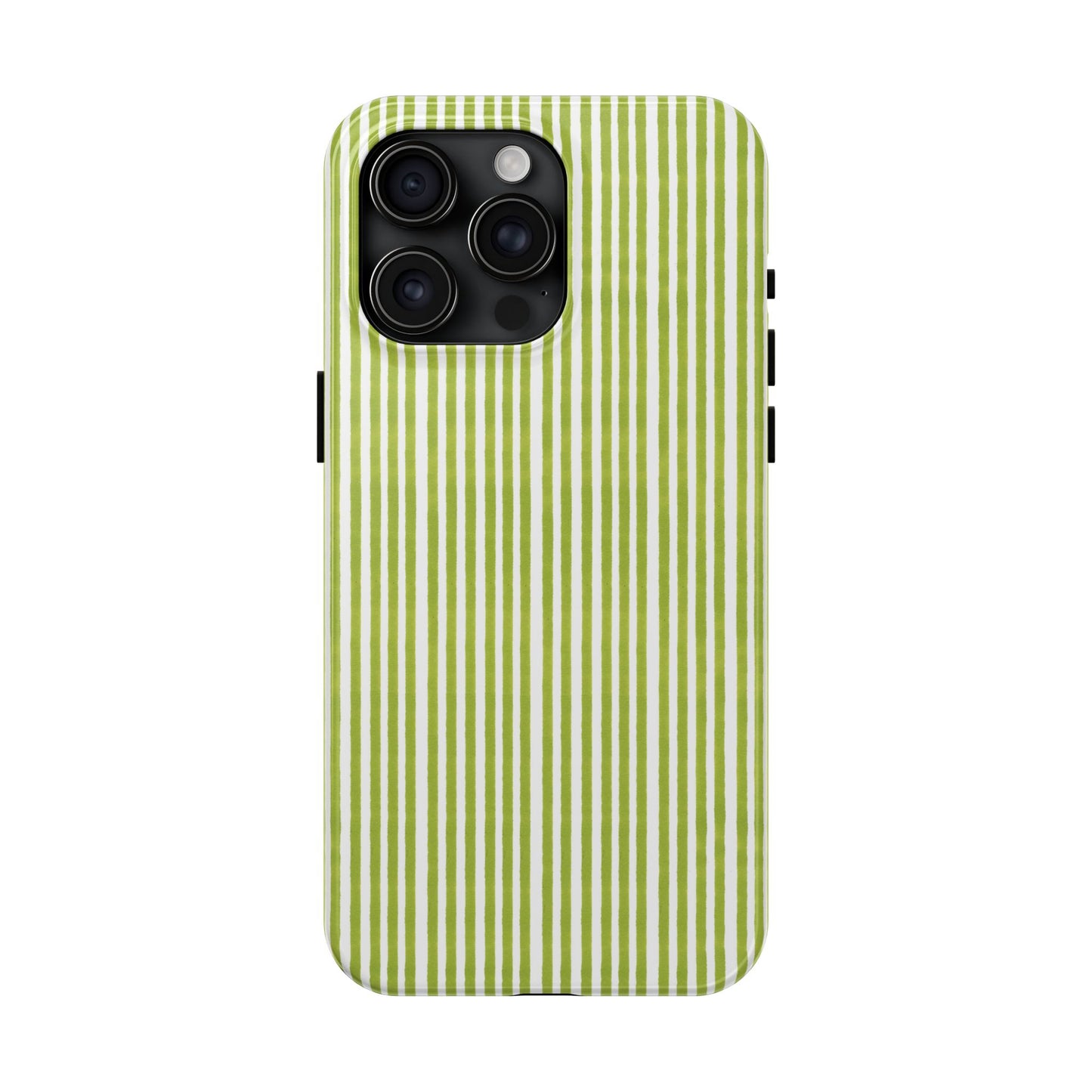 Lazy Stripe Lime Phone Case