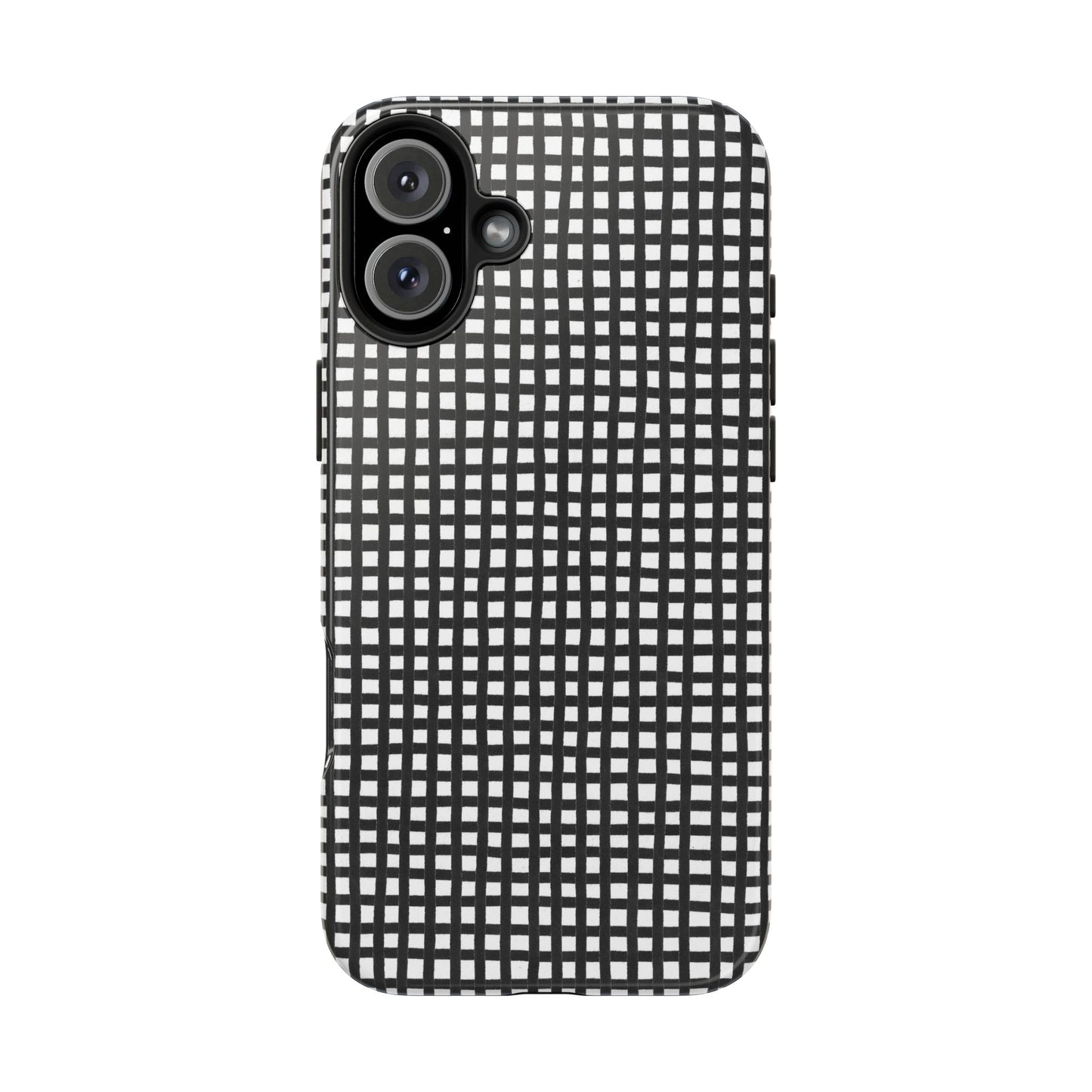 Chipper Check Black / White Phone Case