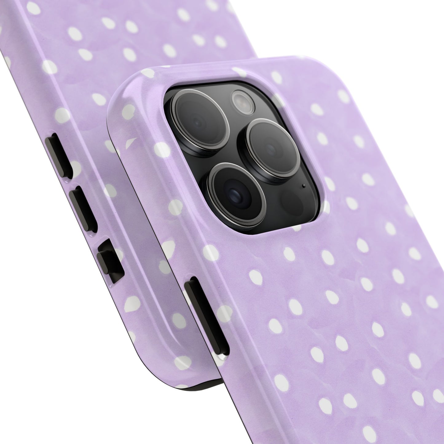 Space Dots Lilac / White Phone Case
