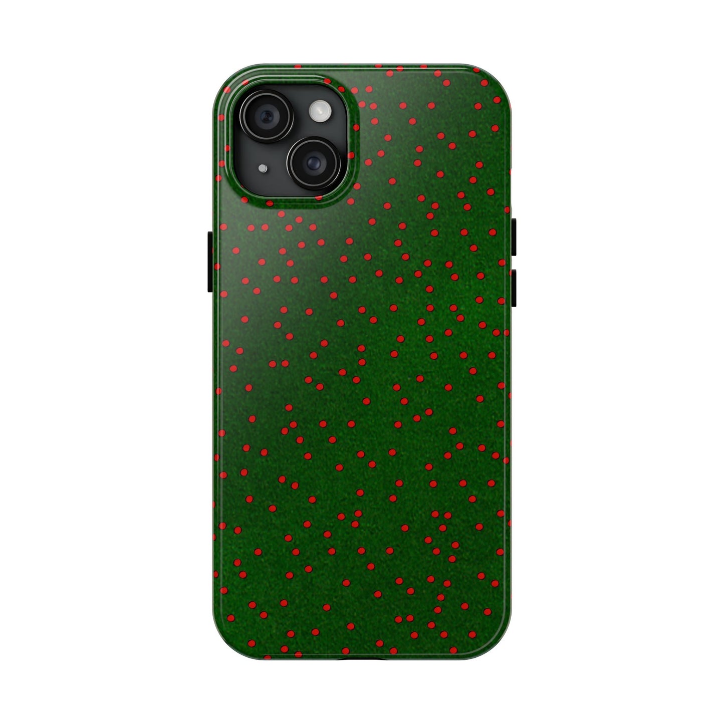 Happy Dots Green / Red Phone Case
