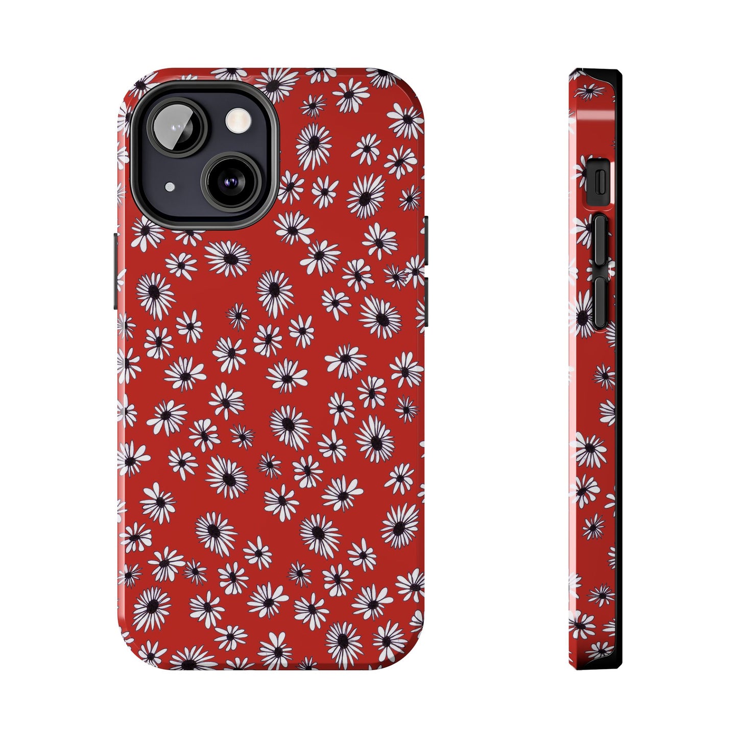Random Daisy Red / White Phone Case