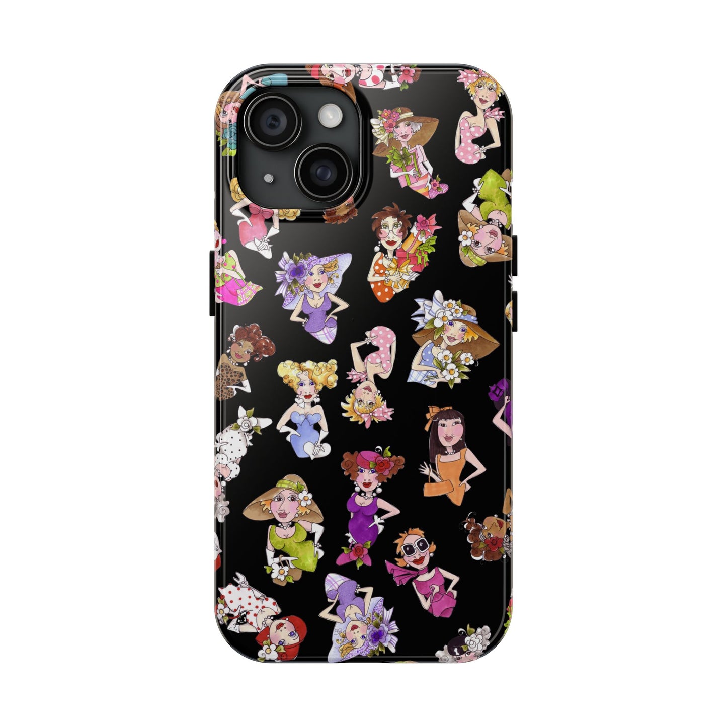 Fast Women Tossed Black Phone Case