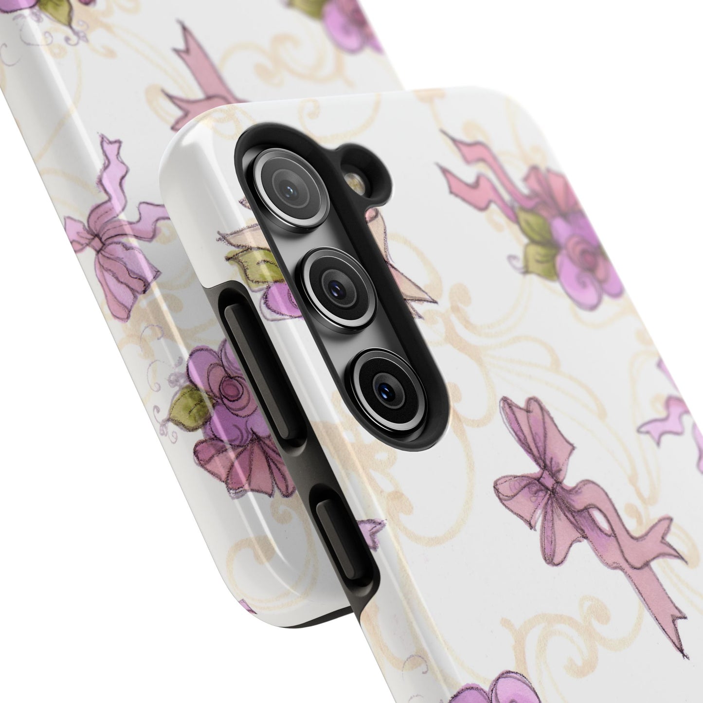 Flower Model Bow Flowers Phone Case