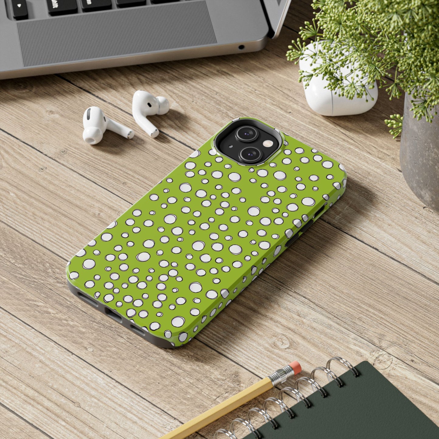 Cookin' Dots Lime Phone Case