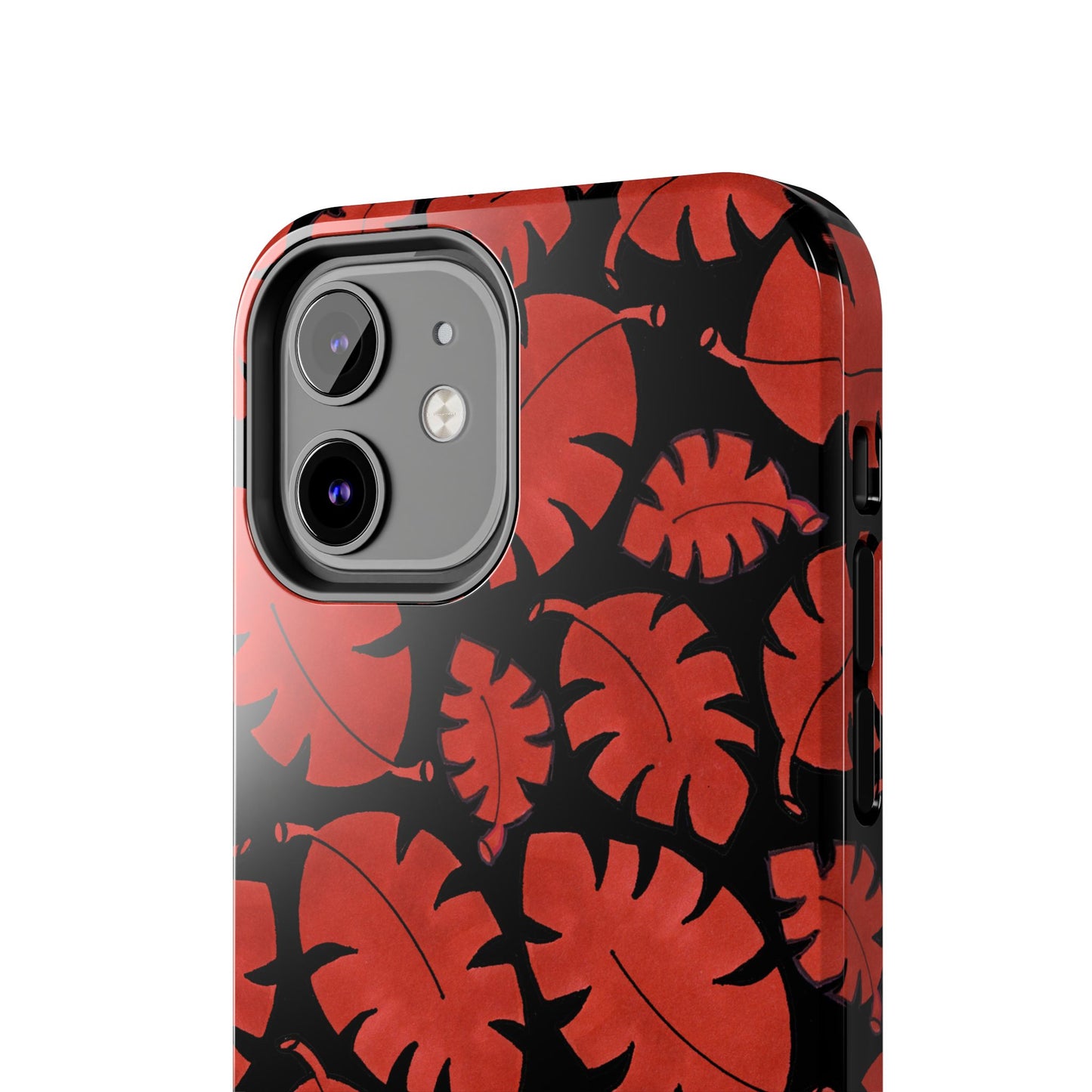 Red Bananas Black Phone Case
