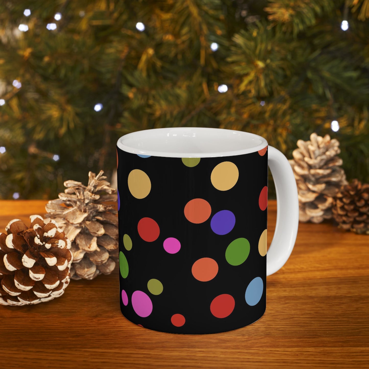 Dot Assortment Black Cup