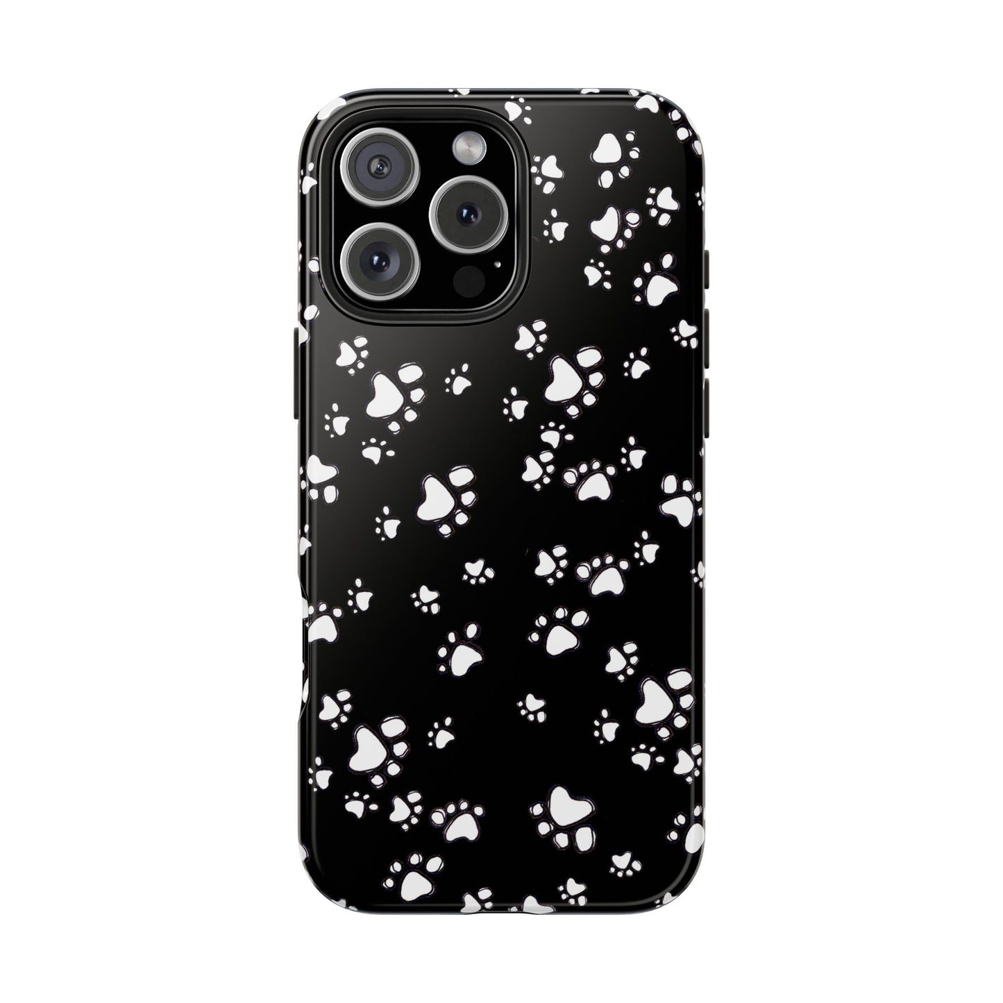 Paw Flakes Black Phone Case