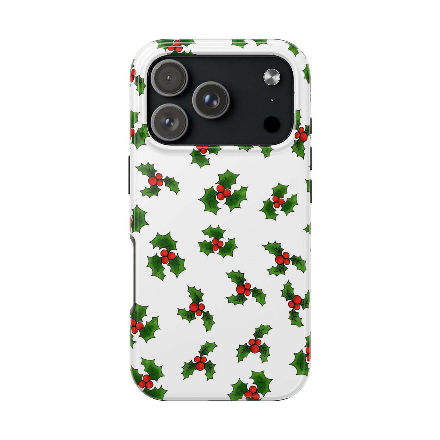 Lotsa Holly White Phone Case