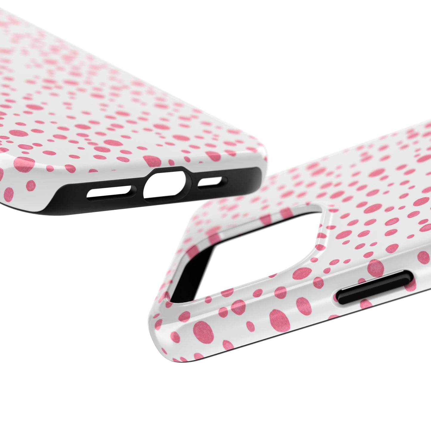Balloon Dots White / Pink Phone Case