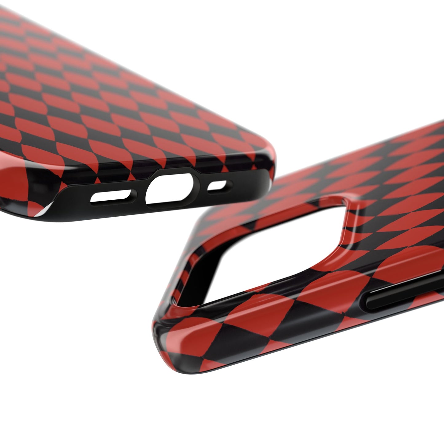 Diamond Red / Black Phone Case