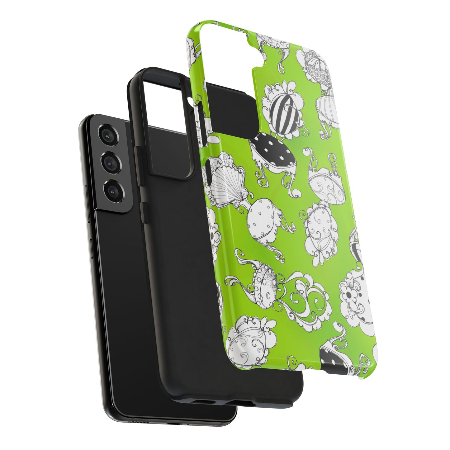 Bistro Chairs Lime Phone Case
