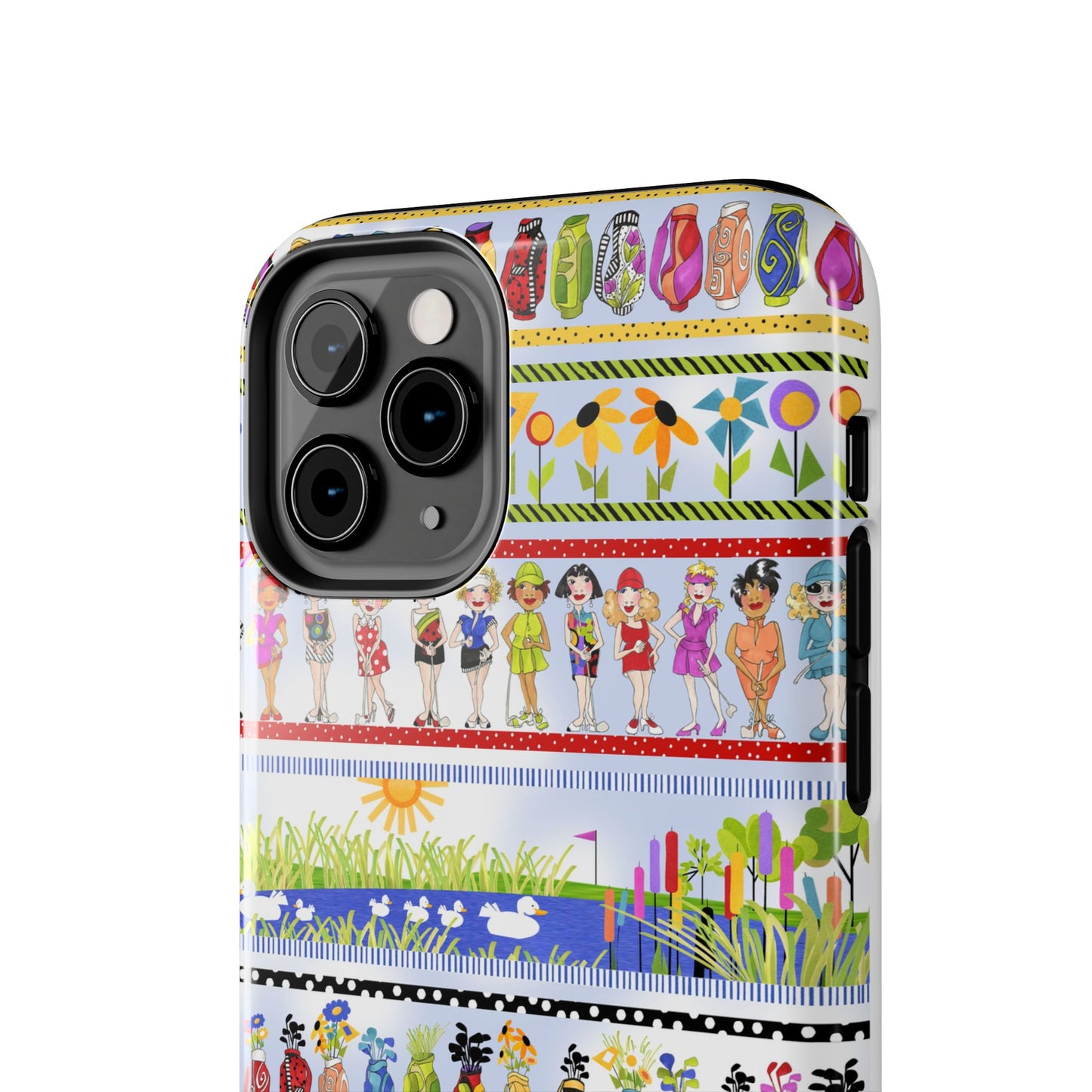 Golf Borders Blue Sky Phone Case