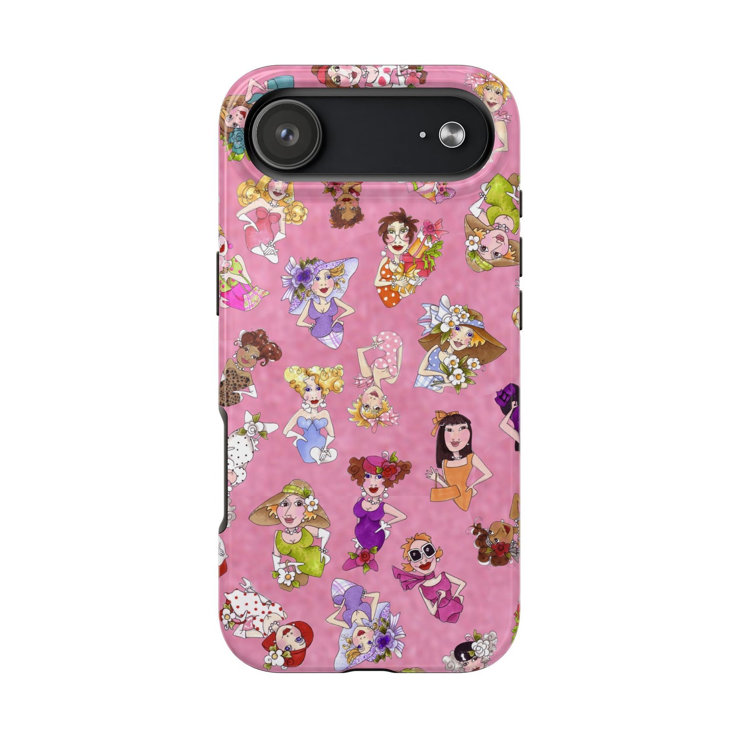 Fast Women Tossed Pink Phone Case