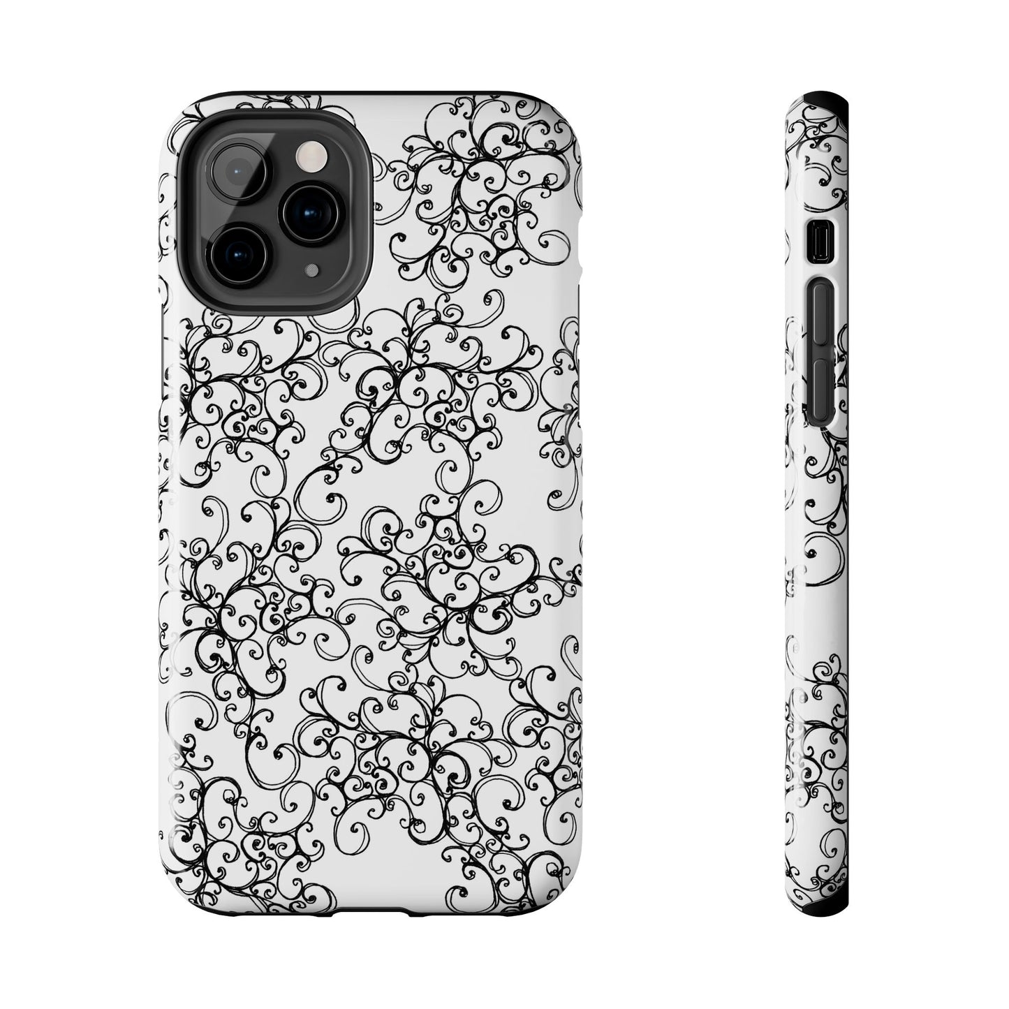 Poodle Scroll Phone Case