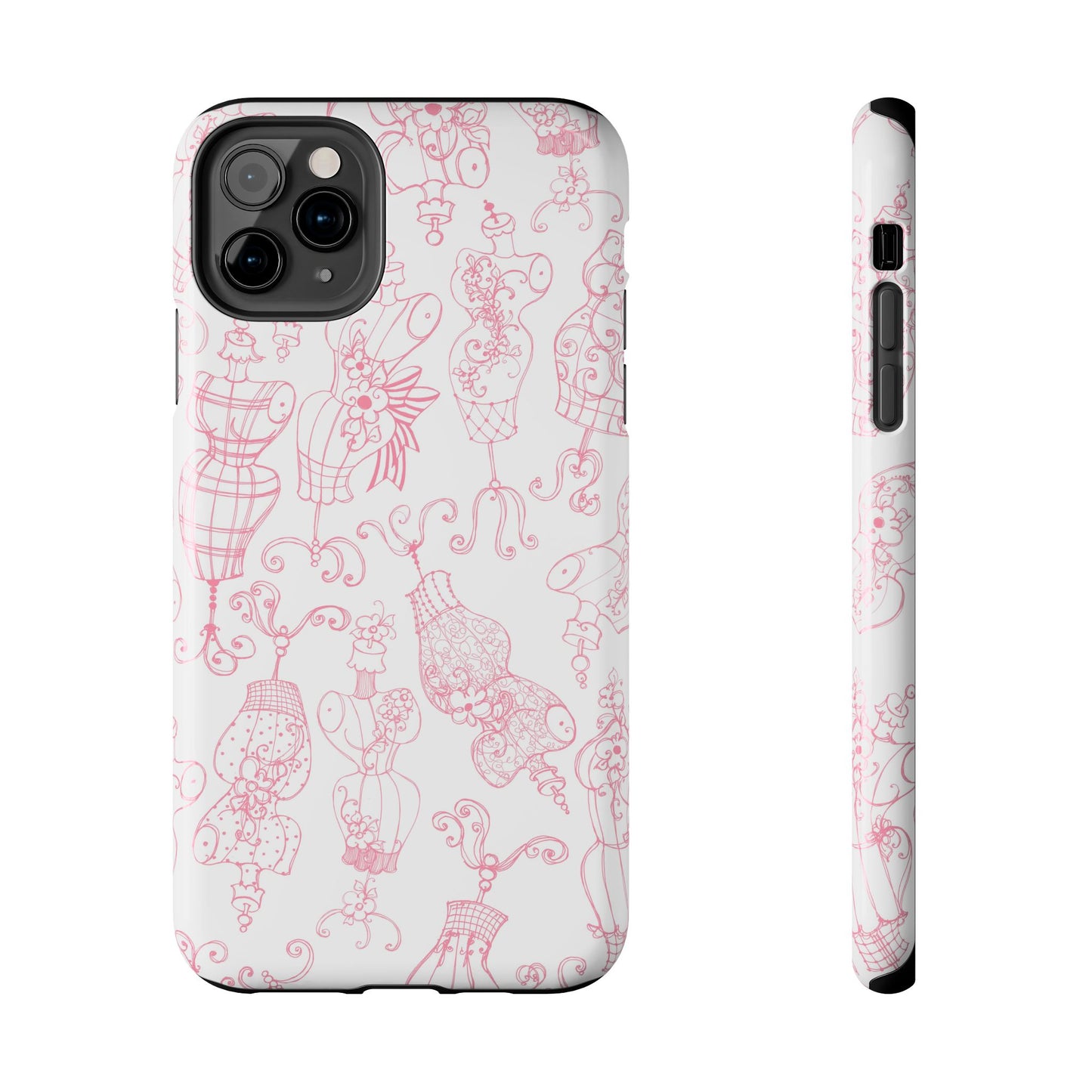 Mannequinique White / Pink Phone Case