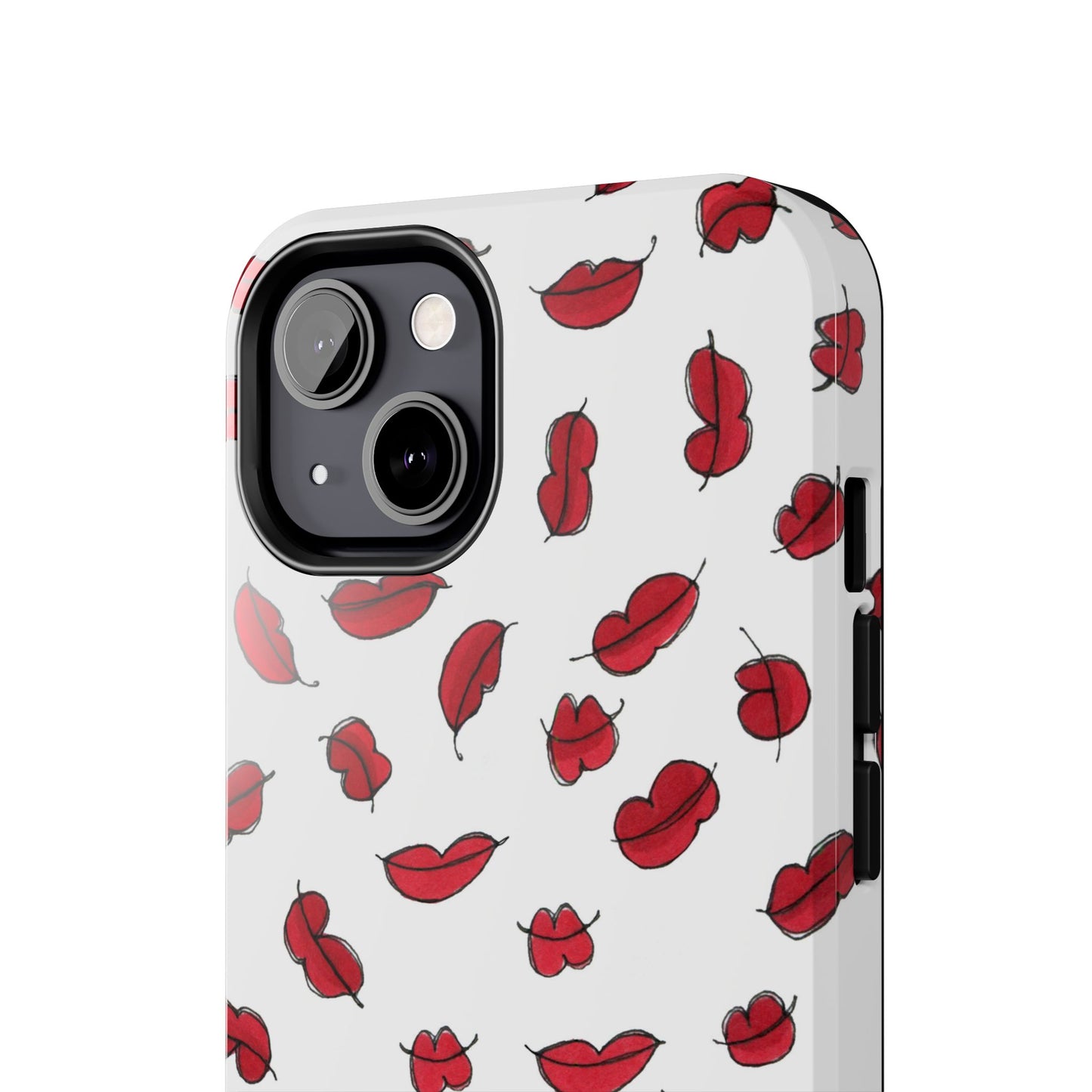 Lotsa Lips White Phone Case