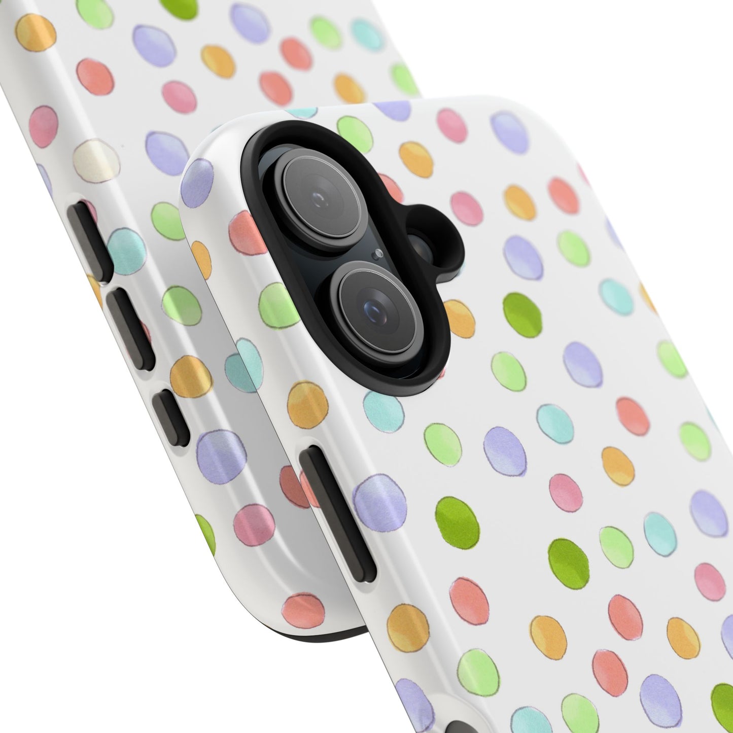 Happy Dots White Phone Case