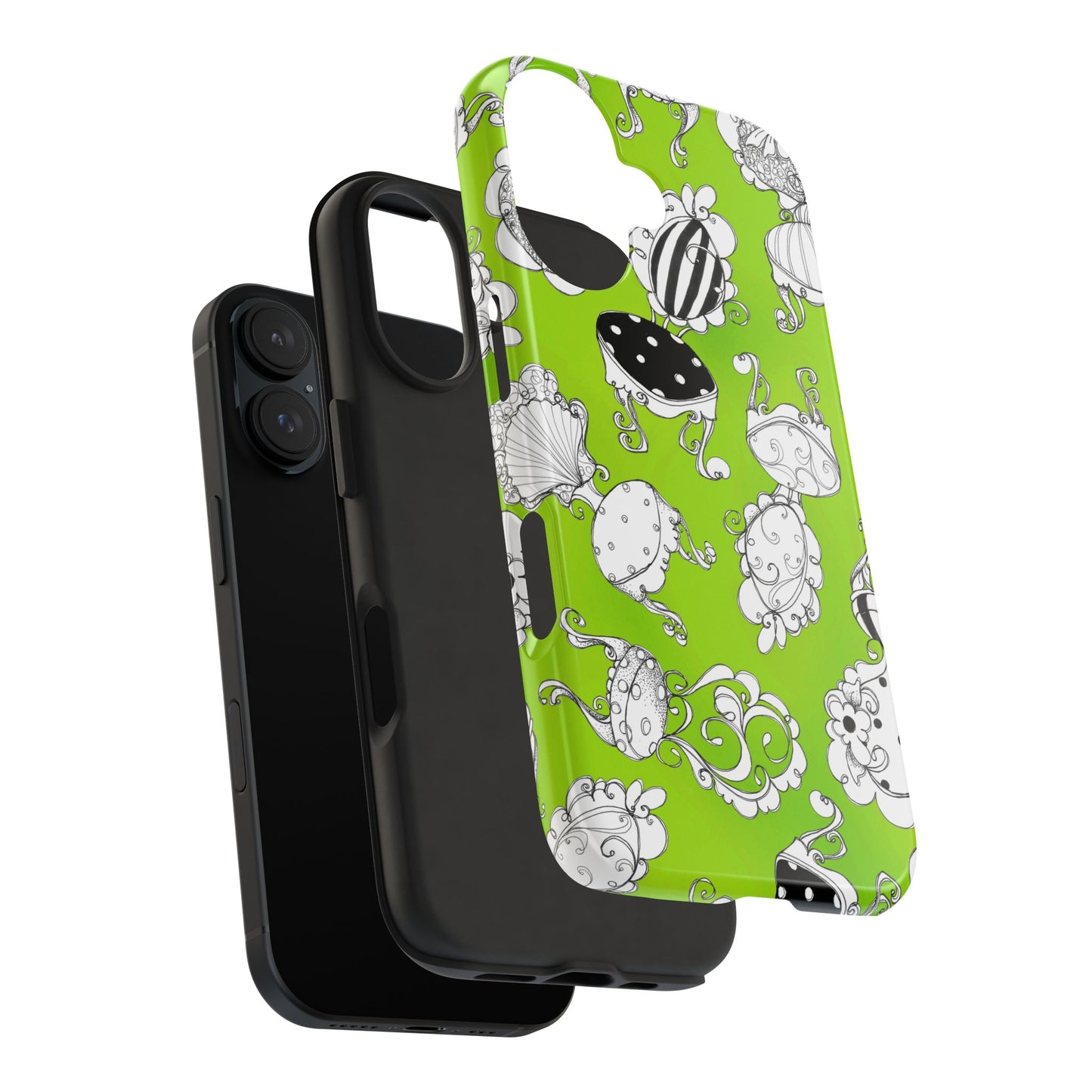 Bistro Chairs Lime Phone Case