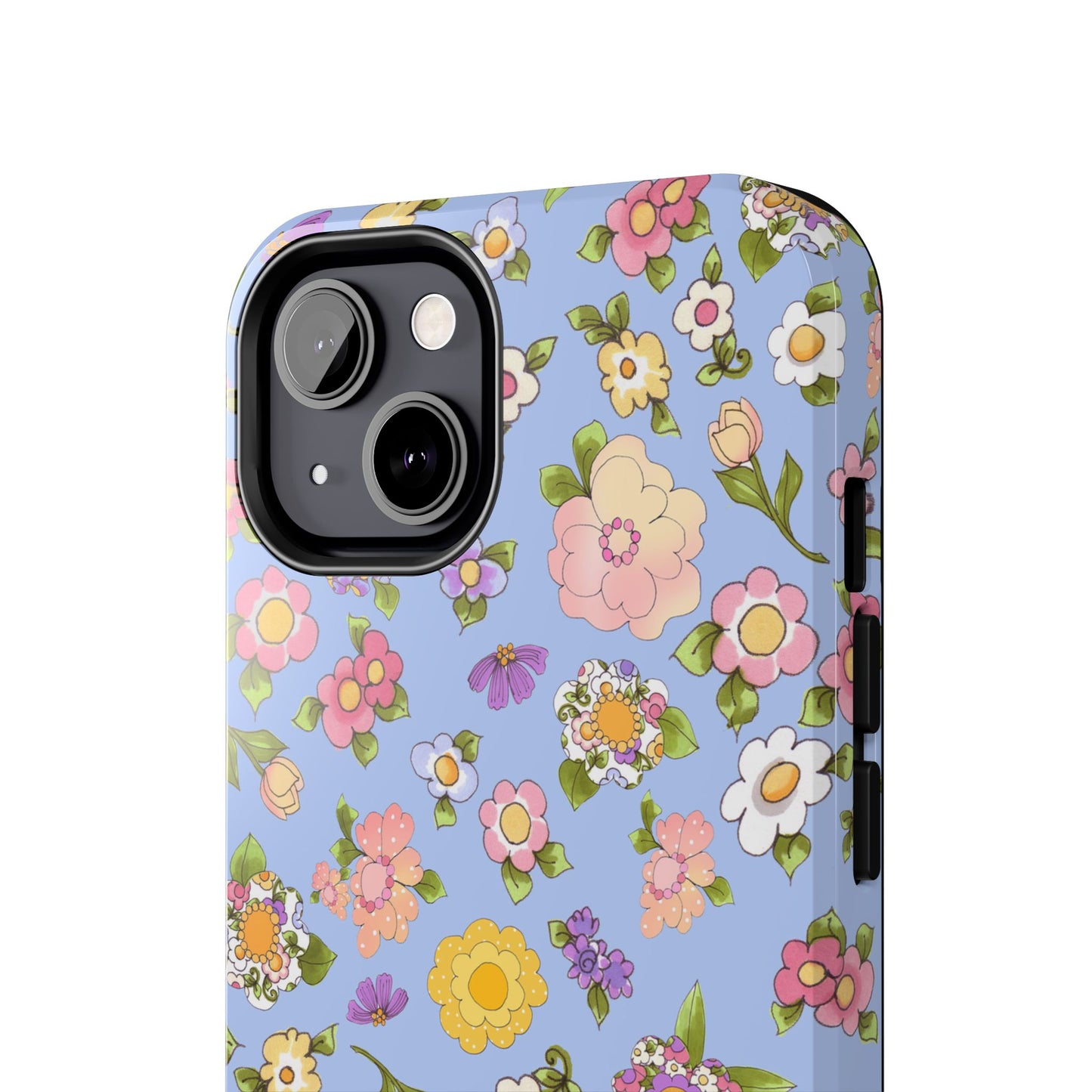 Flowery Blue Phone Case