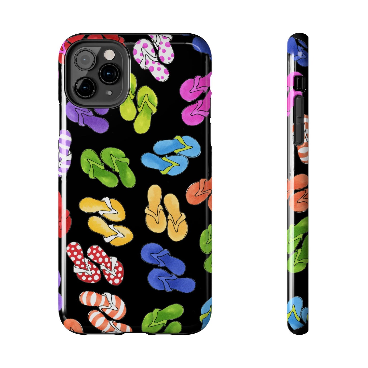 Fun Flops Black Phone Case