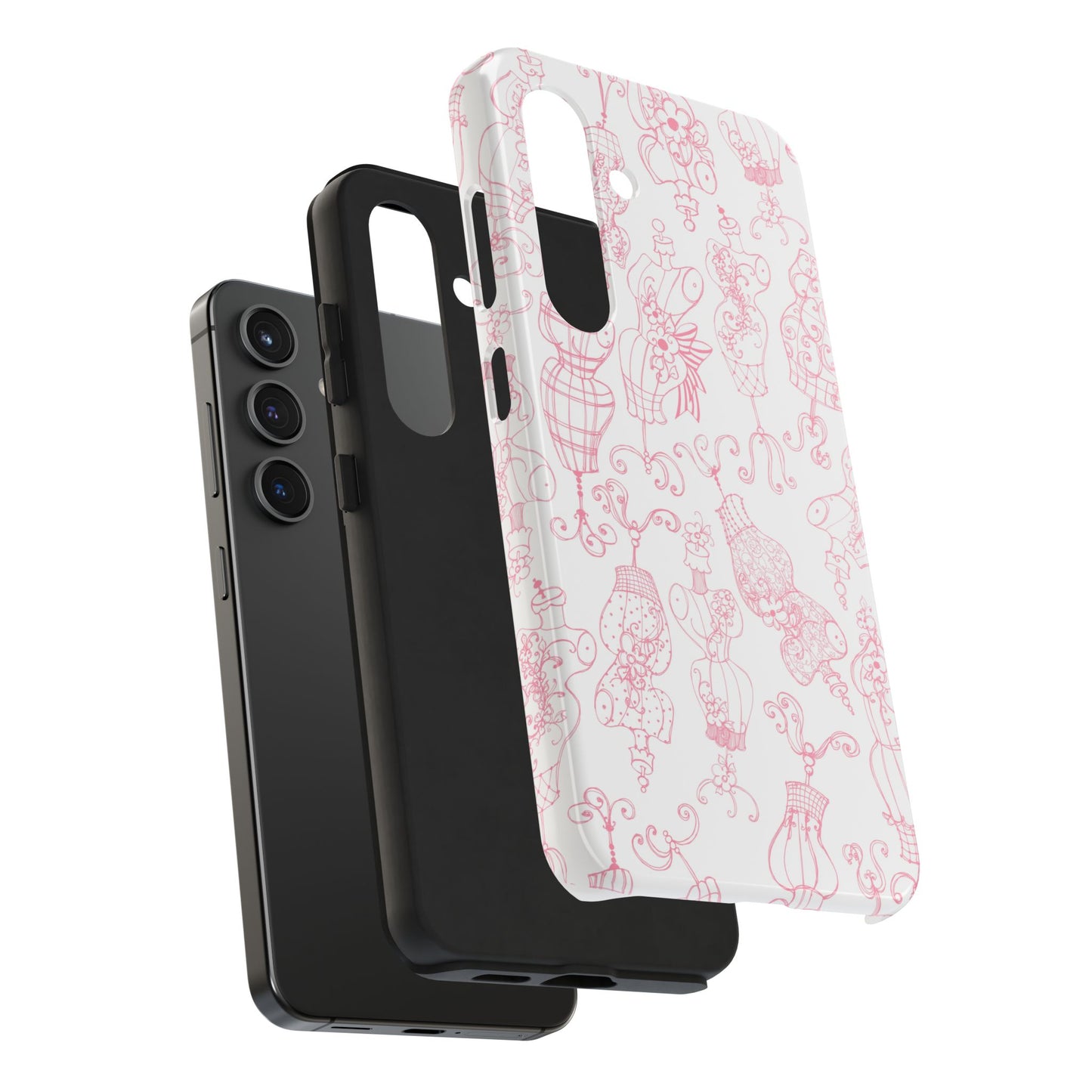 Mannequinique White / Pink Phone Case