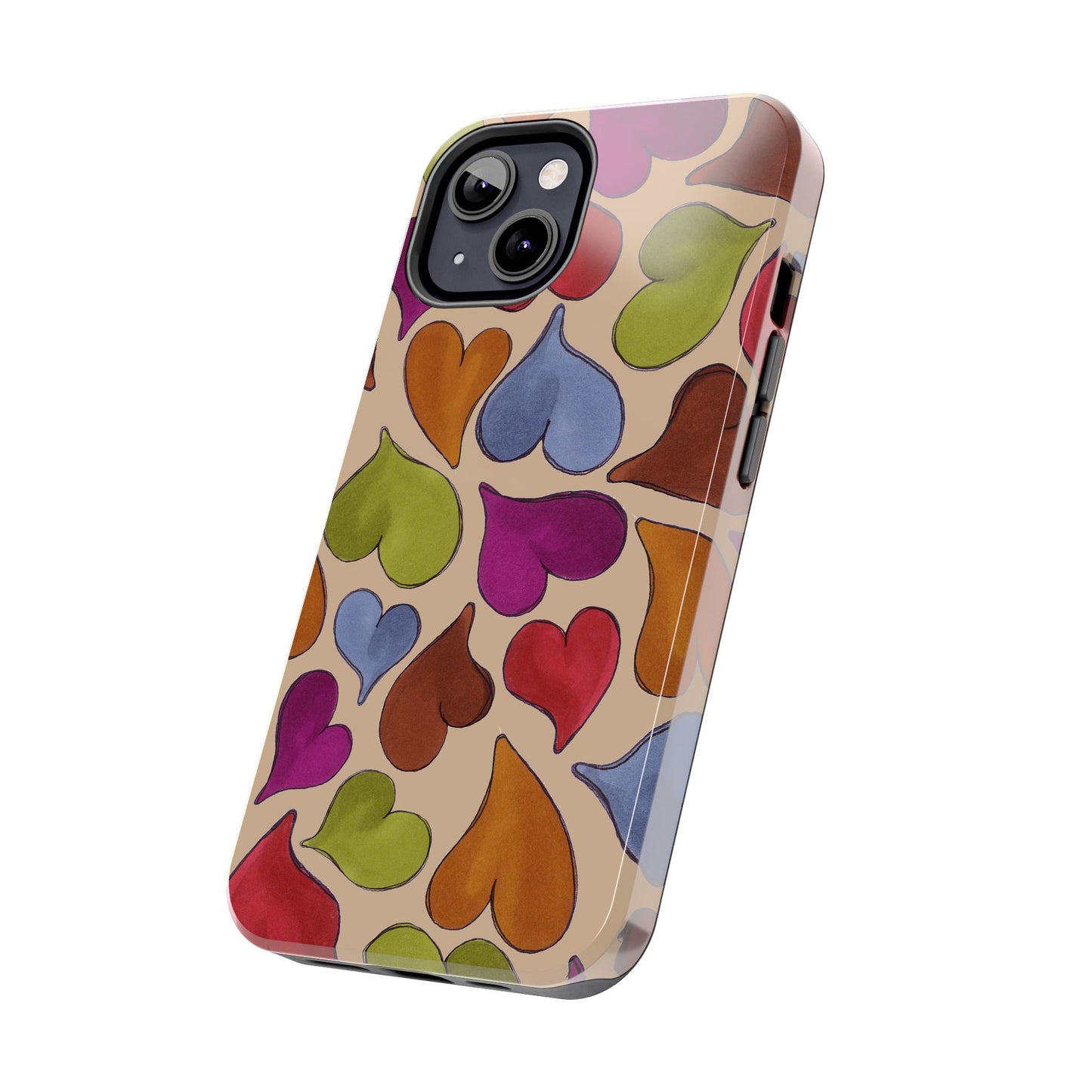 Big Hearted Khaki Phone Case