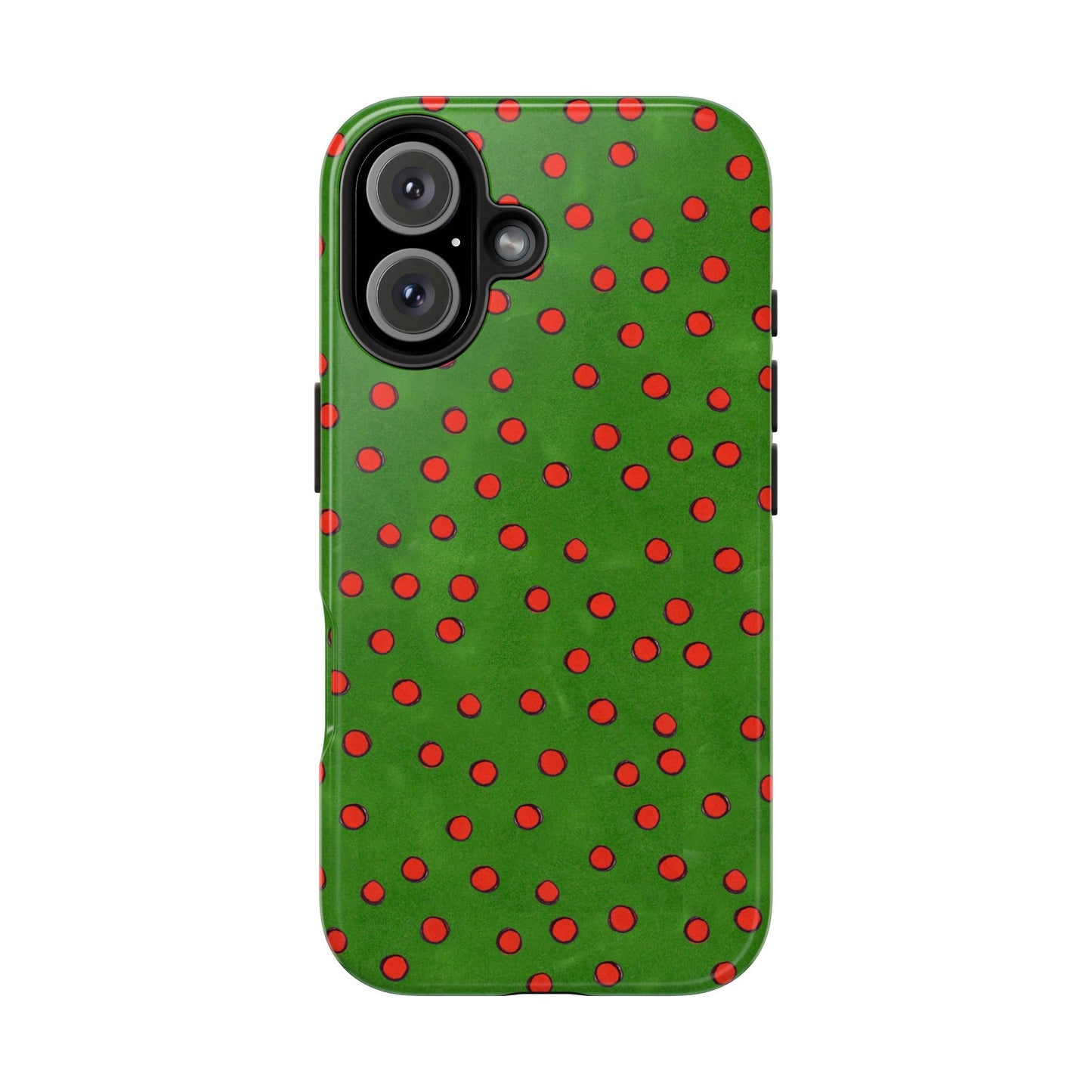 Dinky Dots Green / Red Phone Case