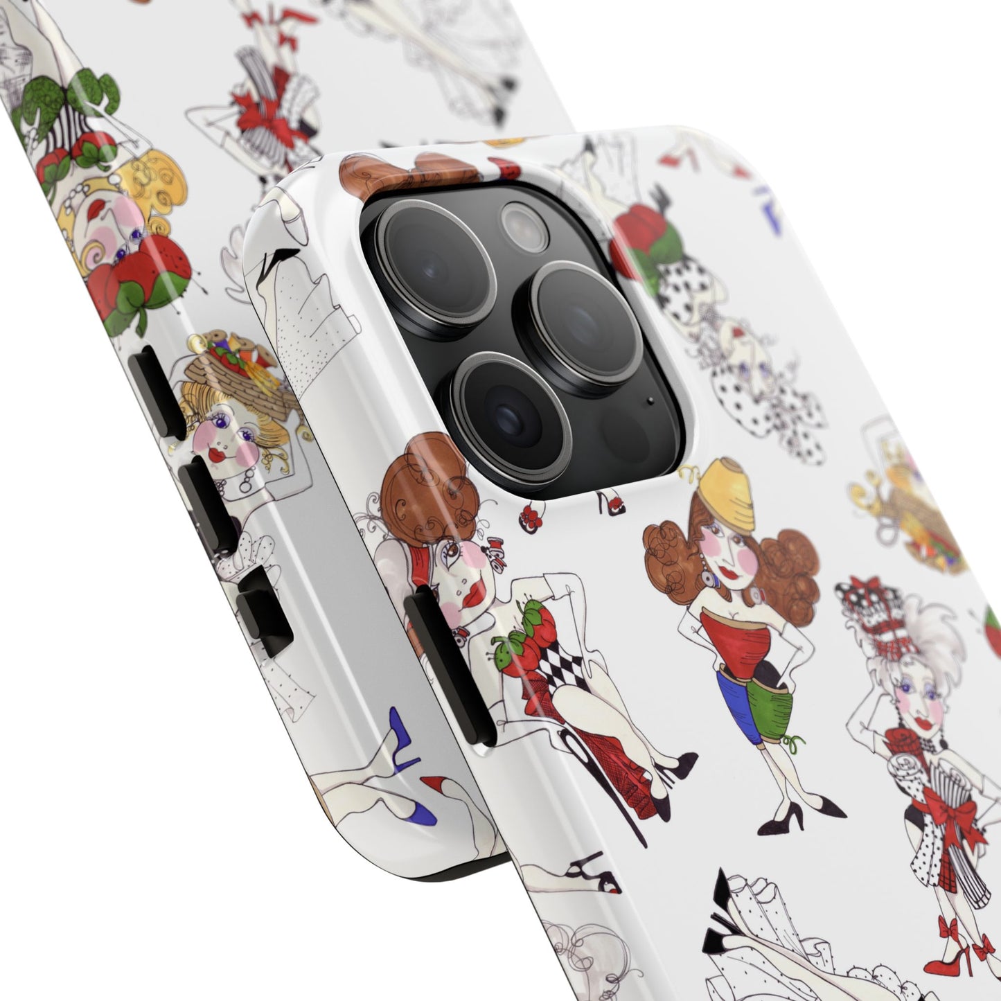 Sew Tossed White Phone Case