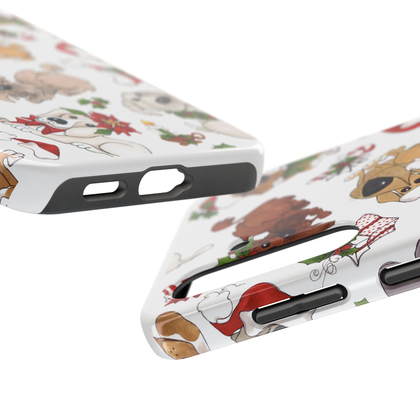 Doggie Toss White Phone Case