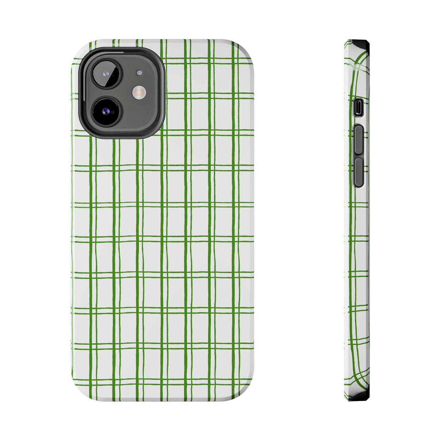 Kitchen Plaid White / Green Phone Case