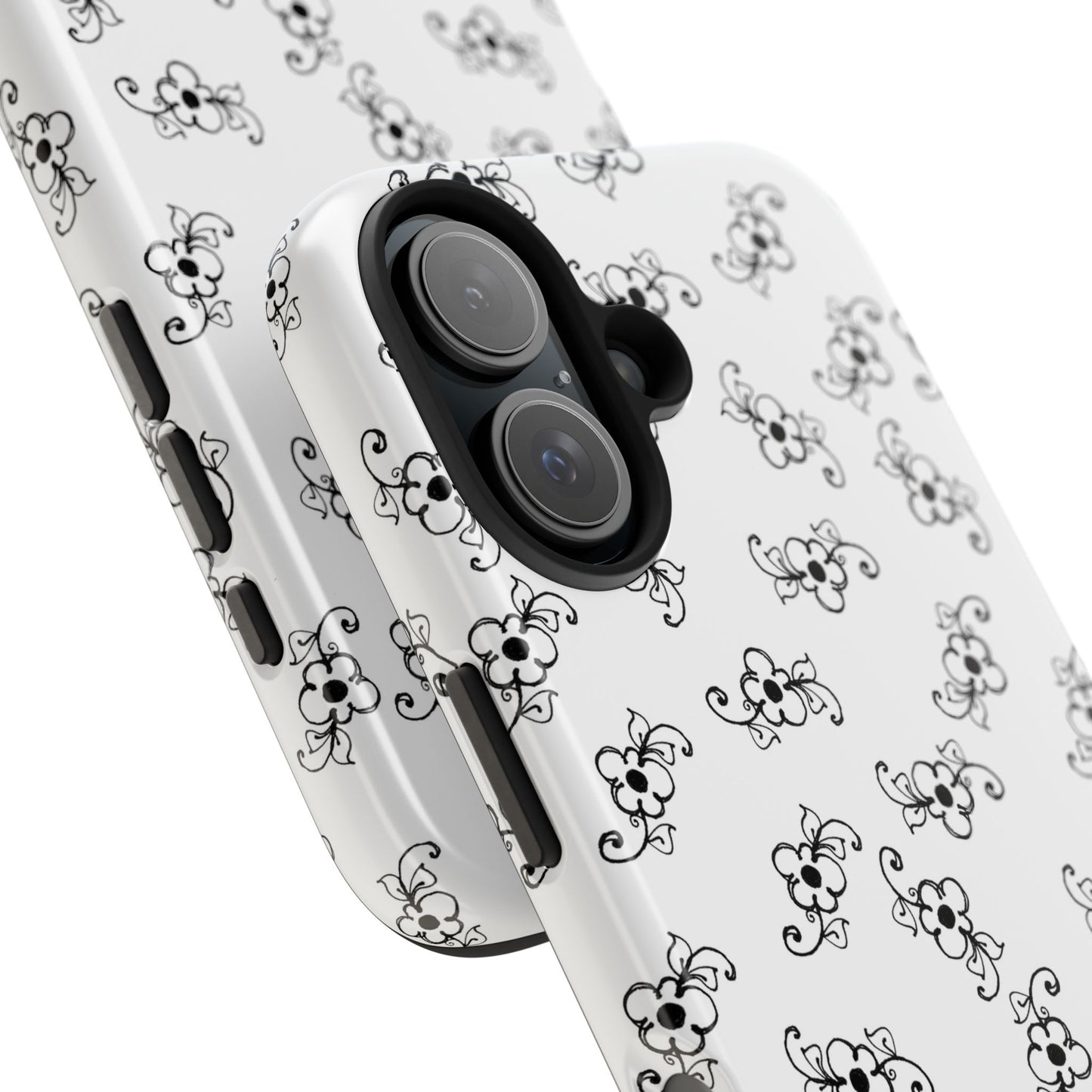 Favorite Daisies White / Black Phone Case