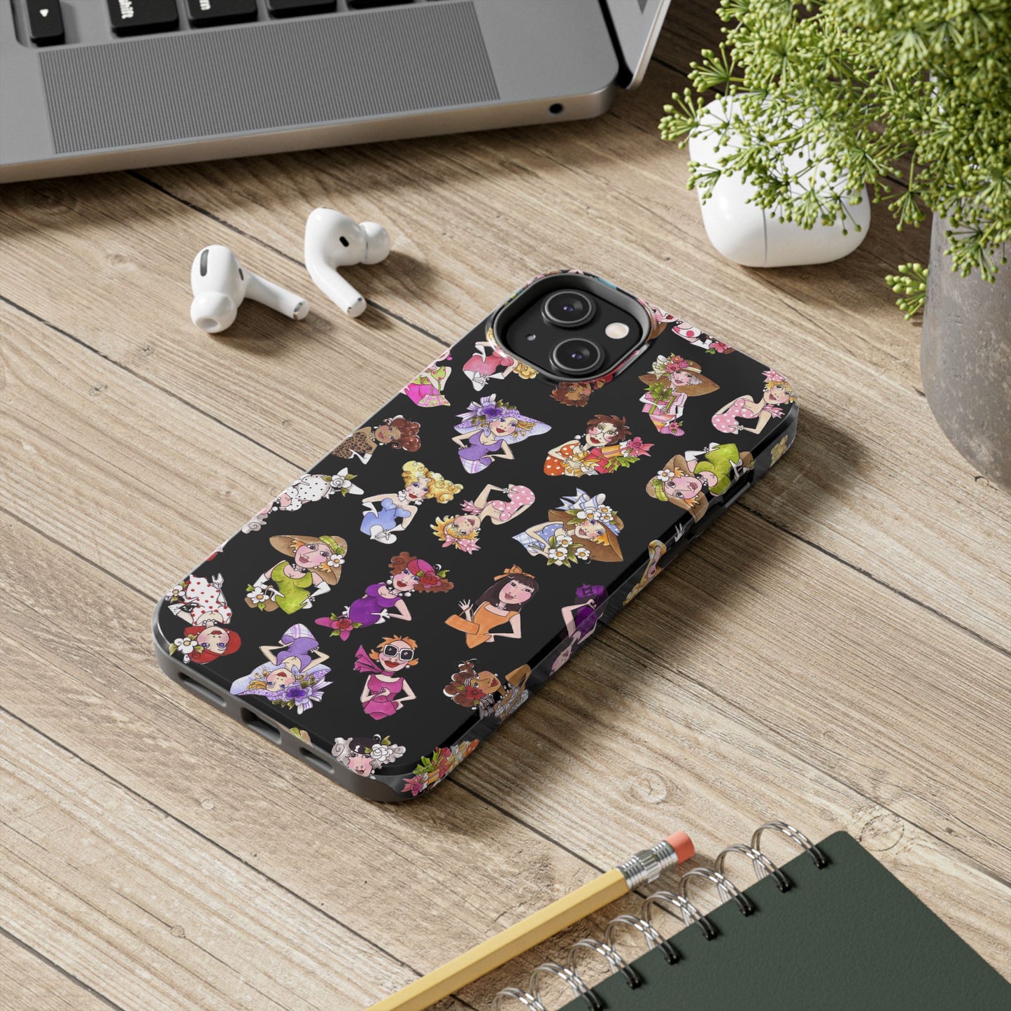 Fast Women Tossed Black Phone Case