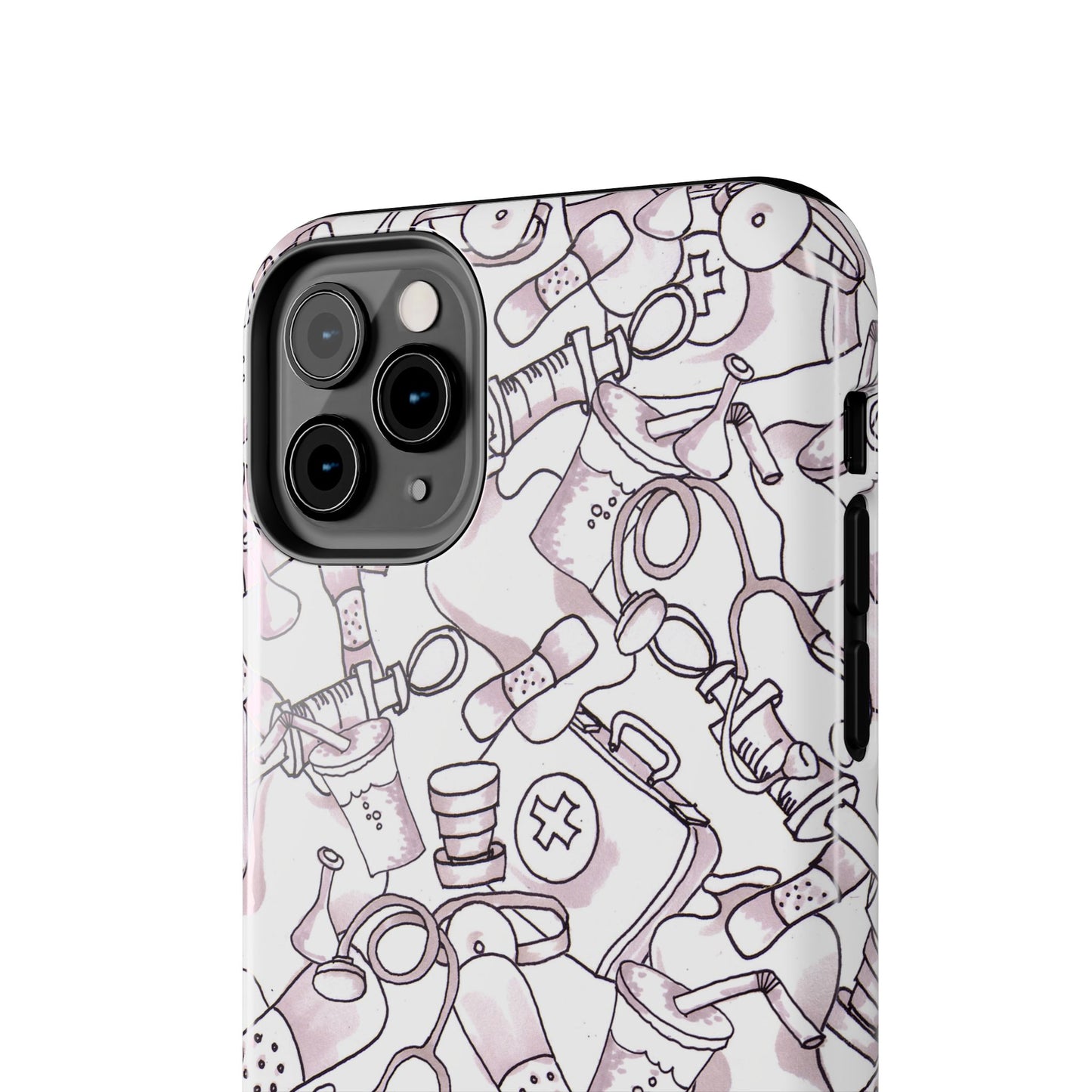 Med Stuff White Phone Case
