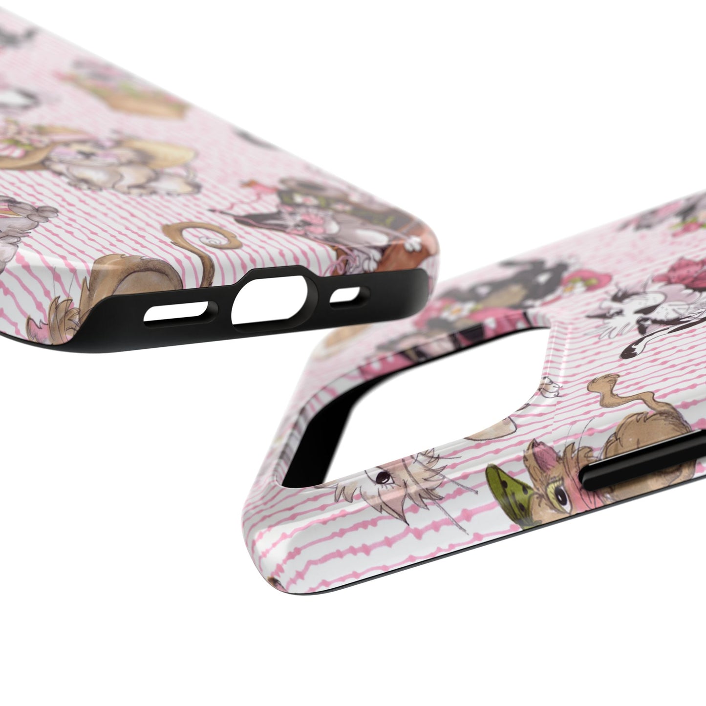 Fancy Cats Pink Phone Case