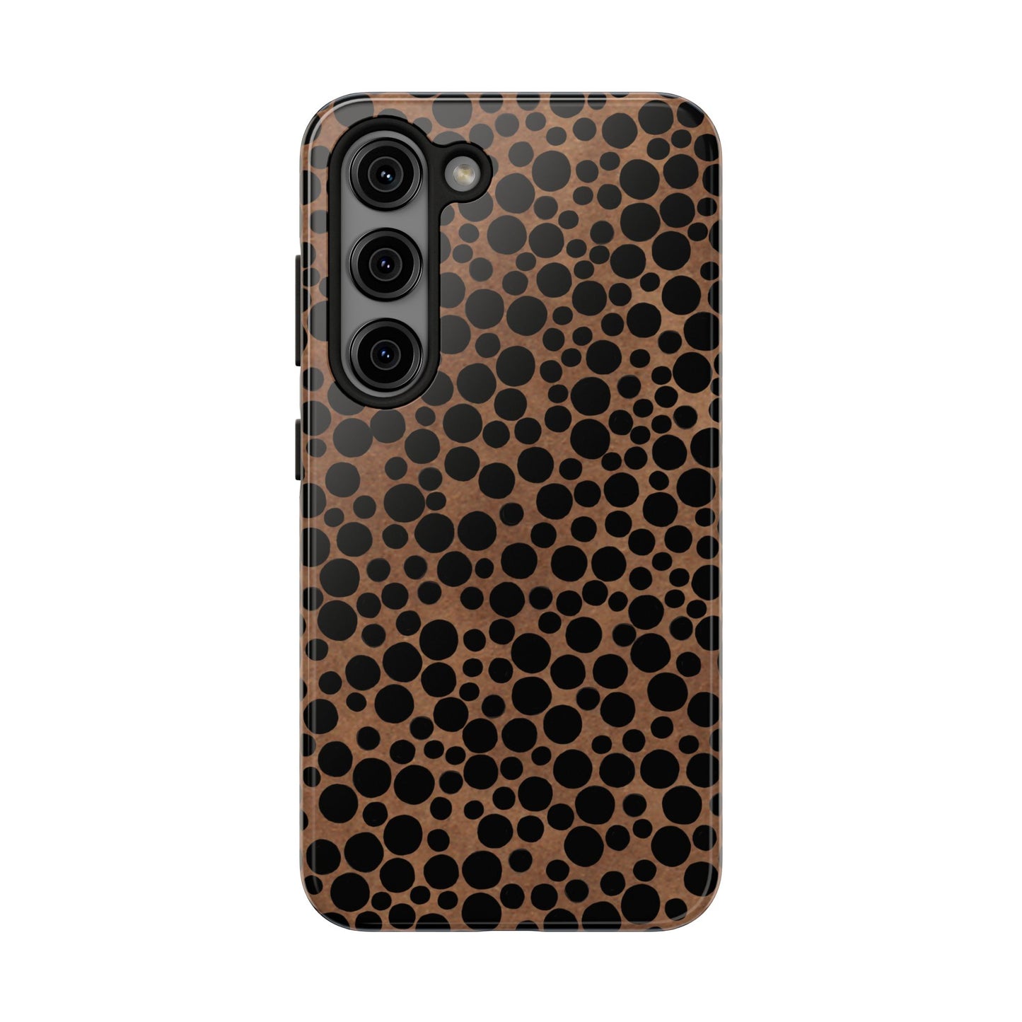 Felt Dots Caramel Phone Case