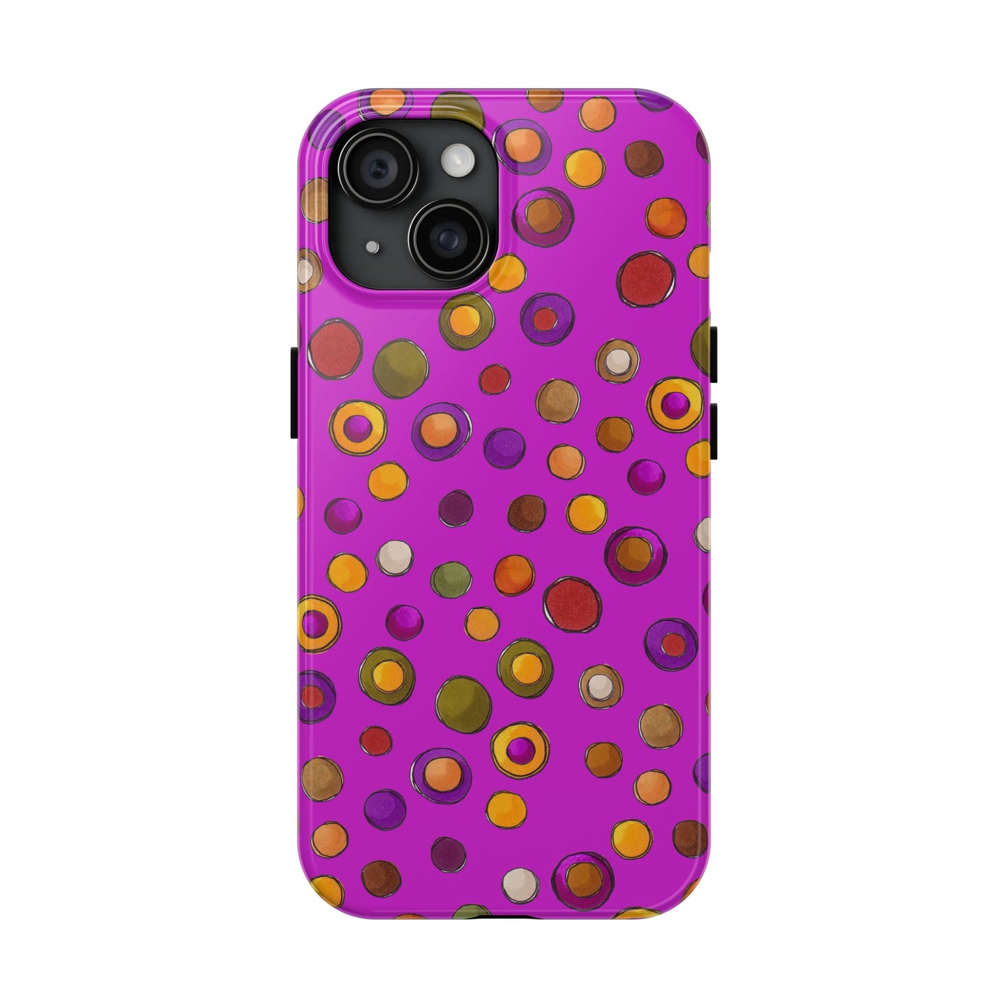 Double Dot Fuchsia Phone Case