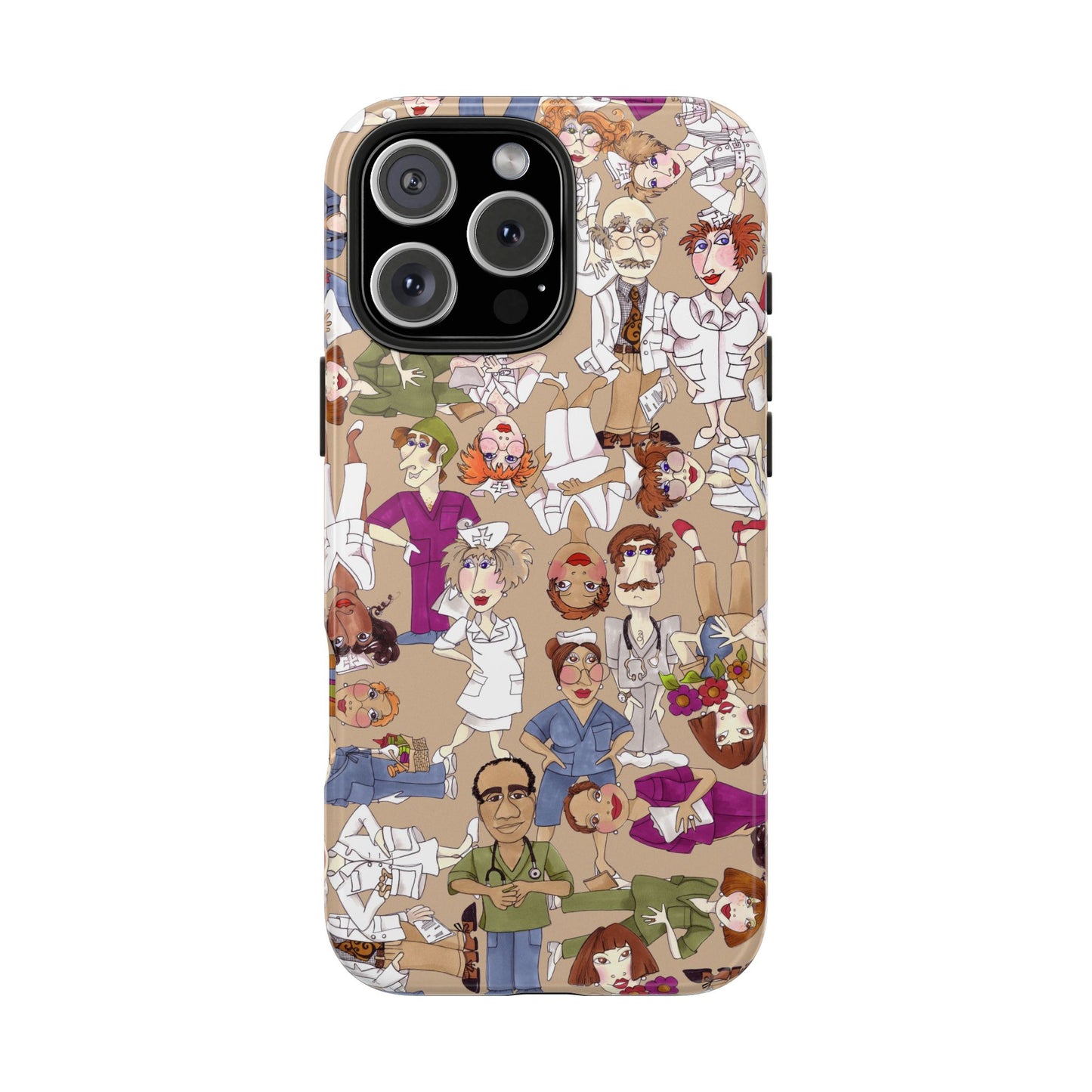 Diverse Nurse Khaki Phone Case