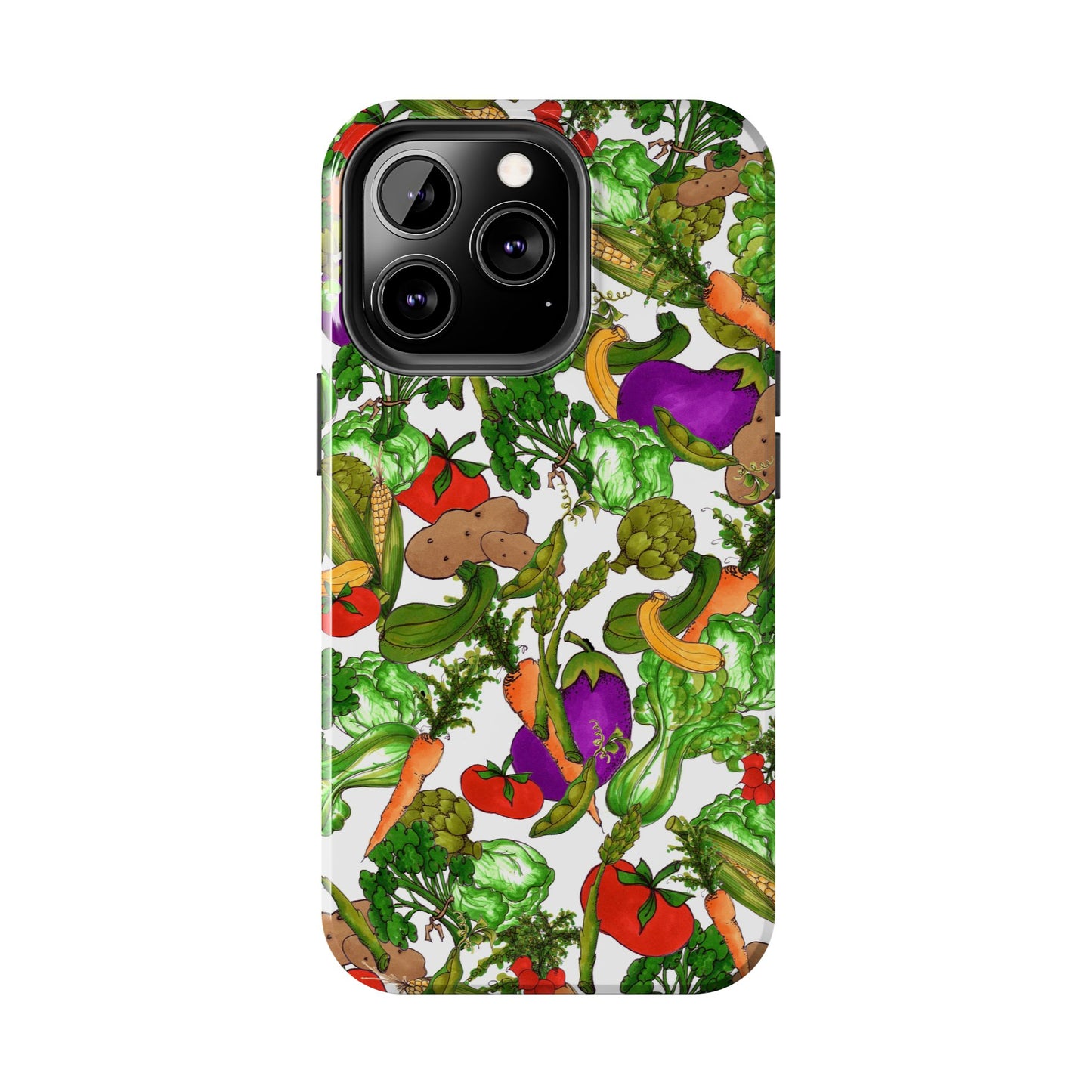 Veggie Jungle White Phone Case