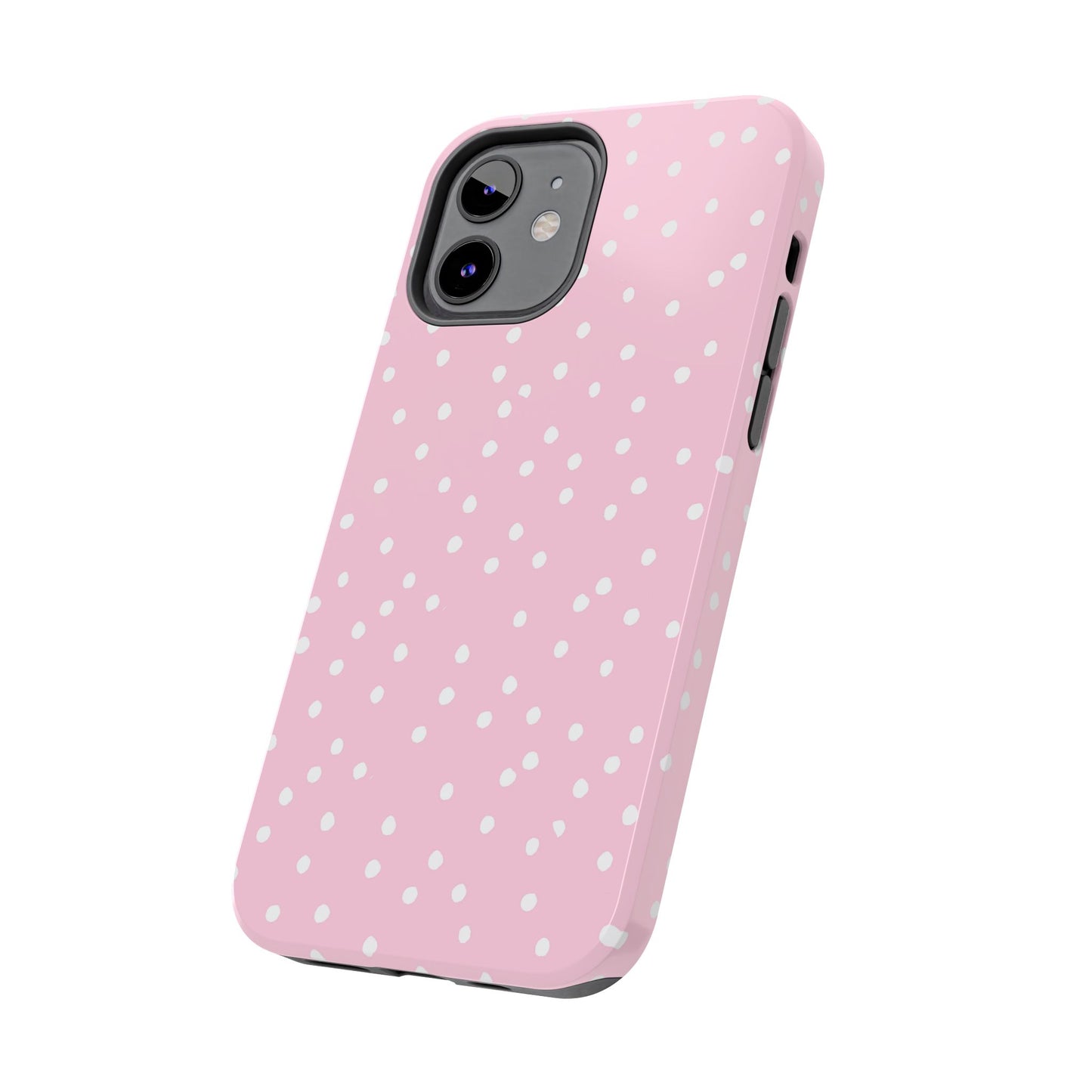 Space Dots Pink / White Phone Case